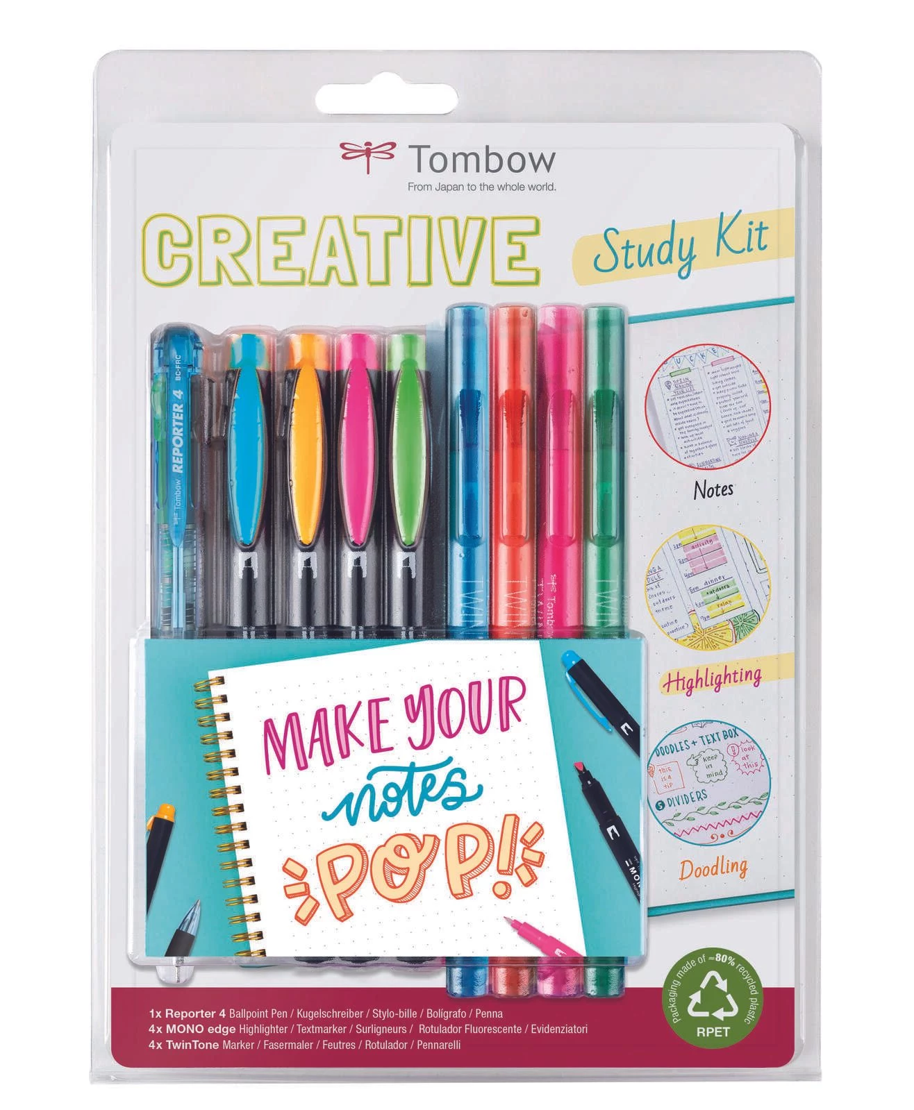 Tombow The Creative Study Kit ietver