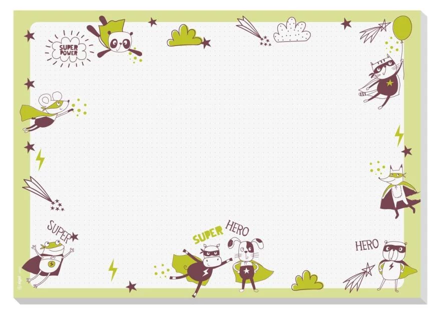 SIGEL Little Heroes rakstāmmaisītājs gaiši zaļš