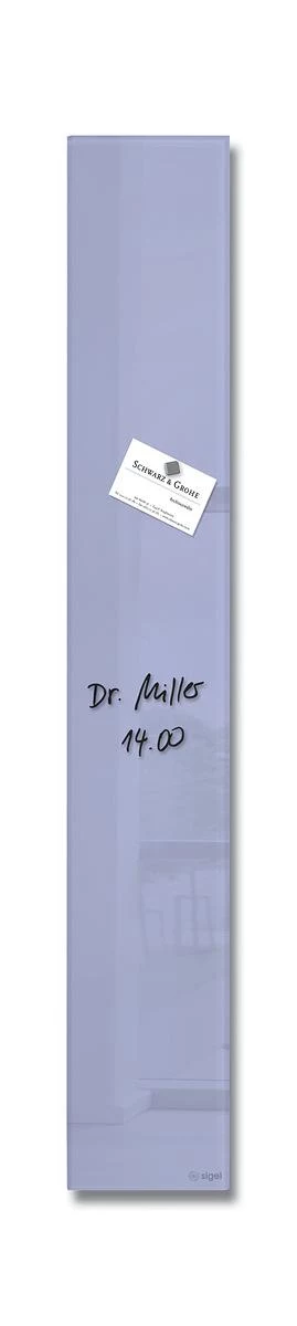 SIGEL Artverum Glass Magnetic Board Lavender