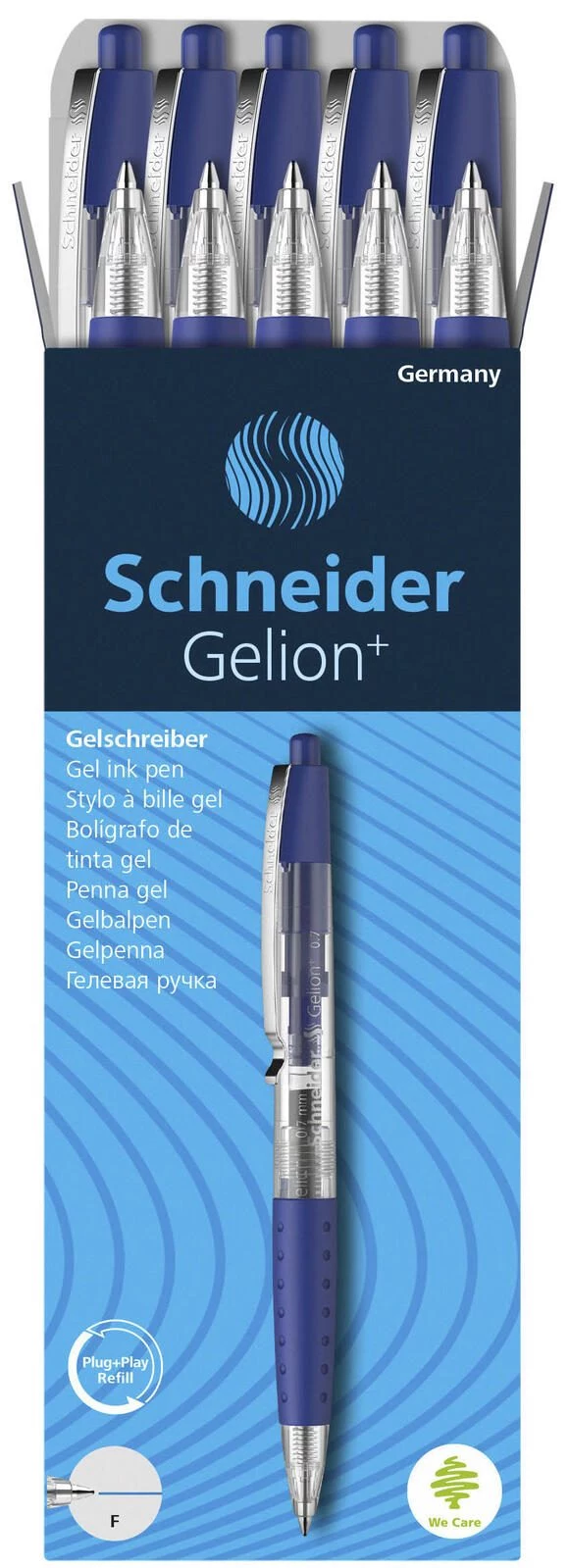 Schneider Gelion+ Gēla pildspalva zila 0