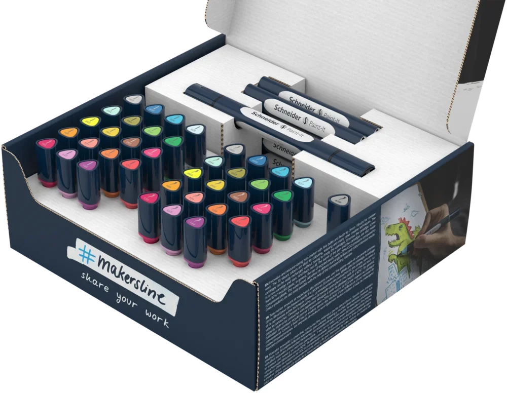 Schneider Paint-It 040 52-Piece Brush Pen