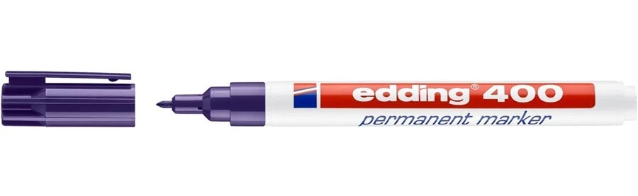 EDDING 400 Permanent Marker Violet Round