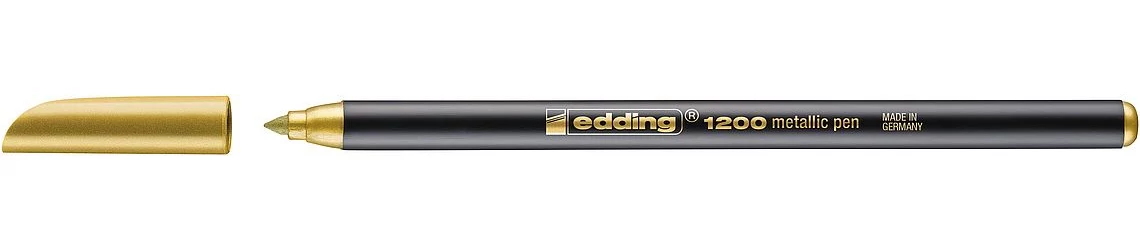 EDDING 1200 Fibre-tip Pen Gold 1