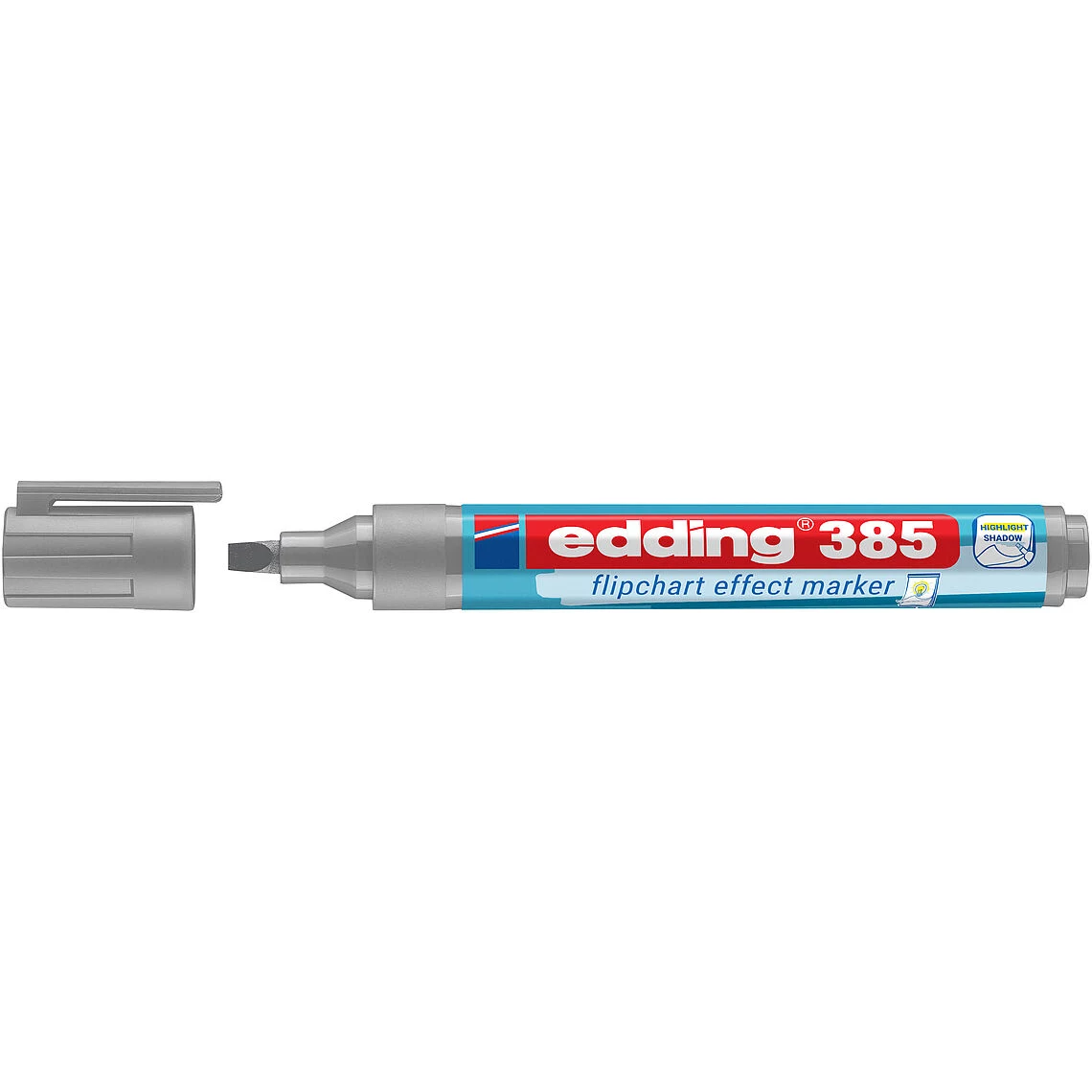 EDDING 385 Flipchart marķieris sudrabs 1