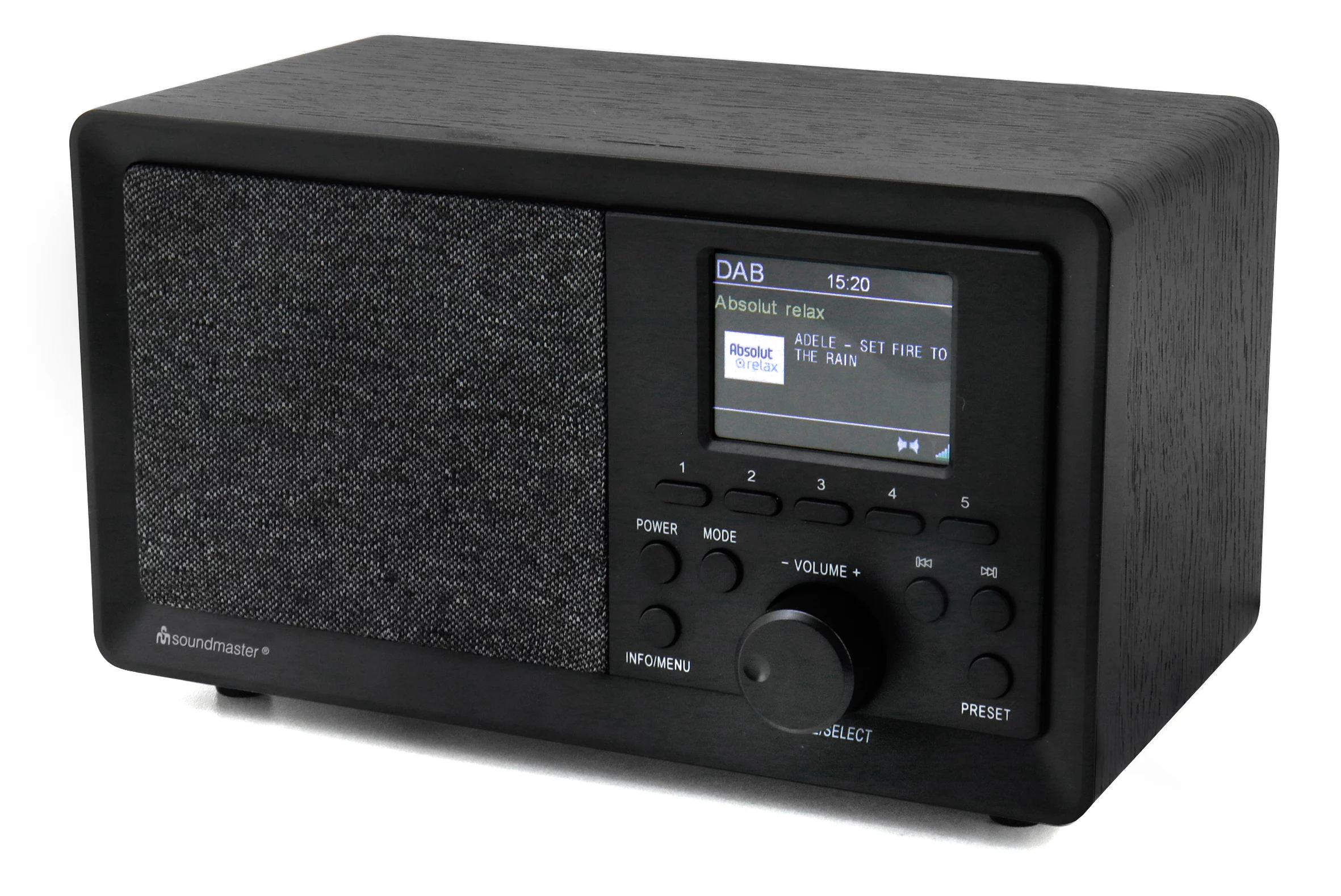 Soundmaster DAB+ Radio DAB350SW Melns