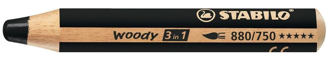 STABILO woody 3 in1 - Black