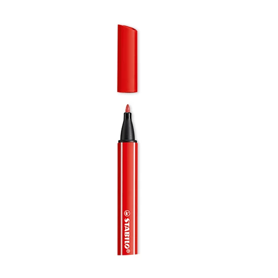 STABILO pointMAX Fineliner Pildspalva - Sarkana