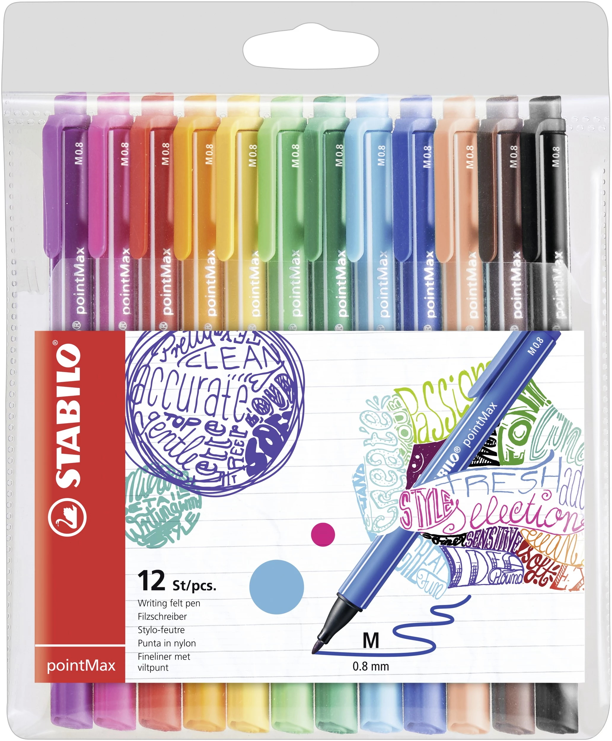 STABILO pointMax Fineliner Pen Set -