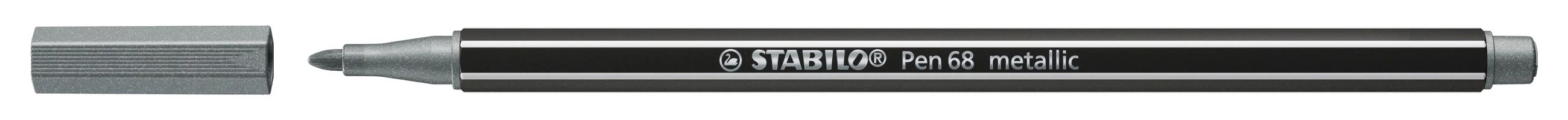 STABILO Pen 68 Metallic - Sudraba