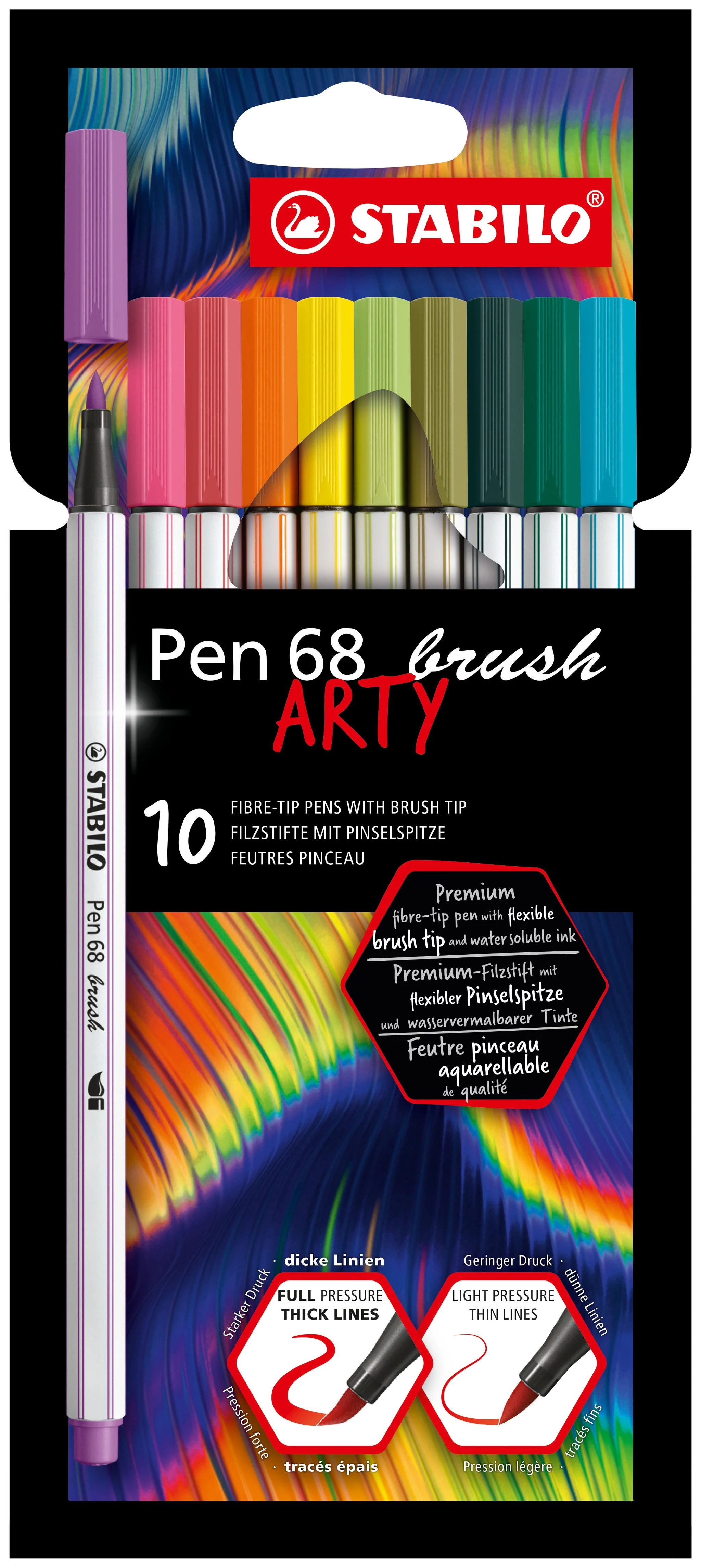 STABILO Pen 68 Brush ARTY Edition