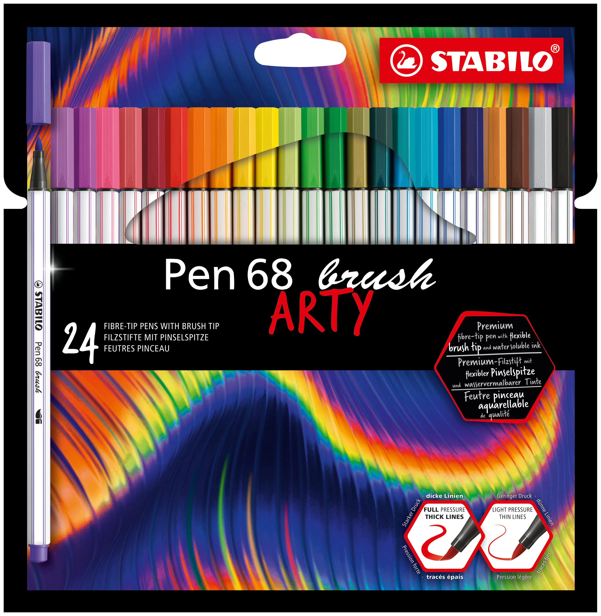 STABILO Pen 68 Brush ARTY Edition