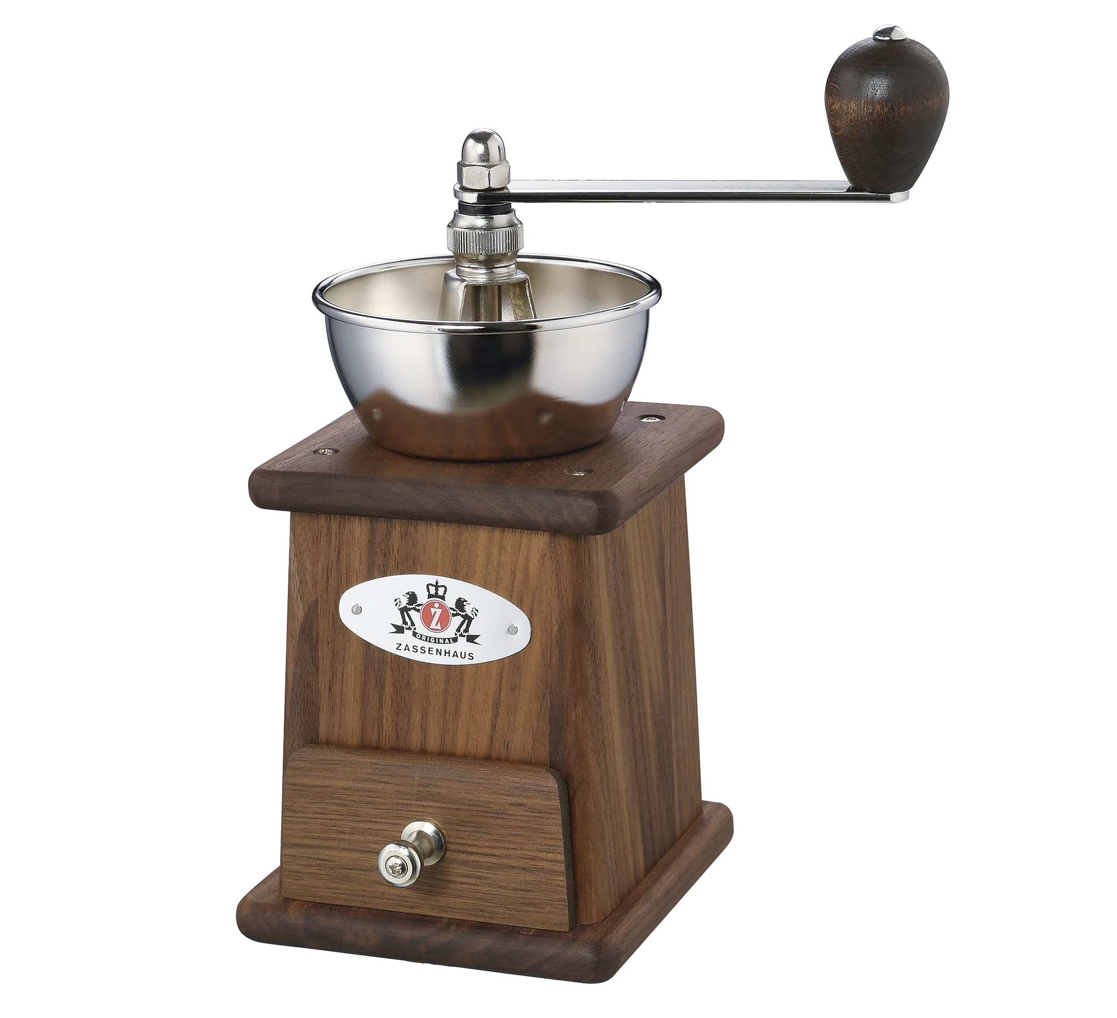 ZASSENHAUS Santos Coffee Grinder Walnut Wood
