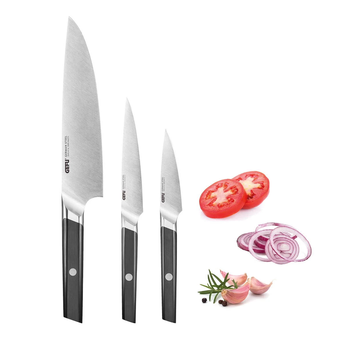 GEFU ACURO 3-Piece Knife Set -