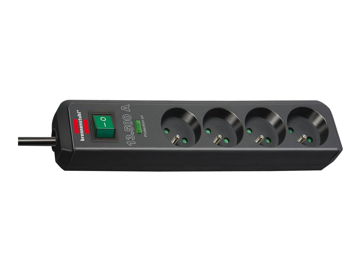 Brennenstuhl Eco-Line 4-Gang Surge Protected Power