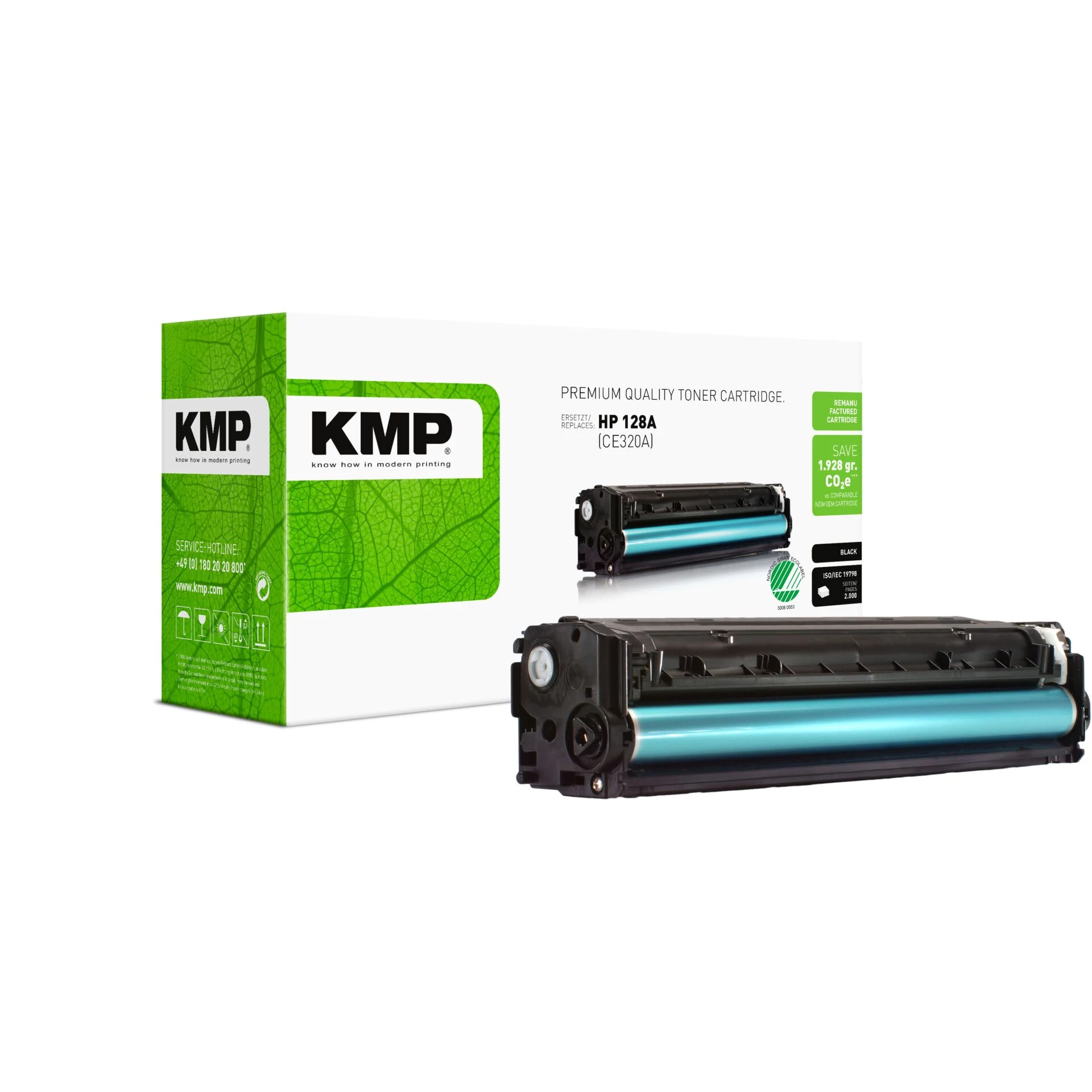 KMP H-T144 Black Compatible Toner Cartridge