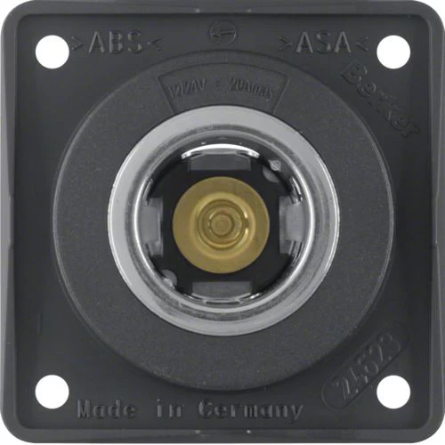 Berker Power Outlet 845712505 12V Anthracite