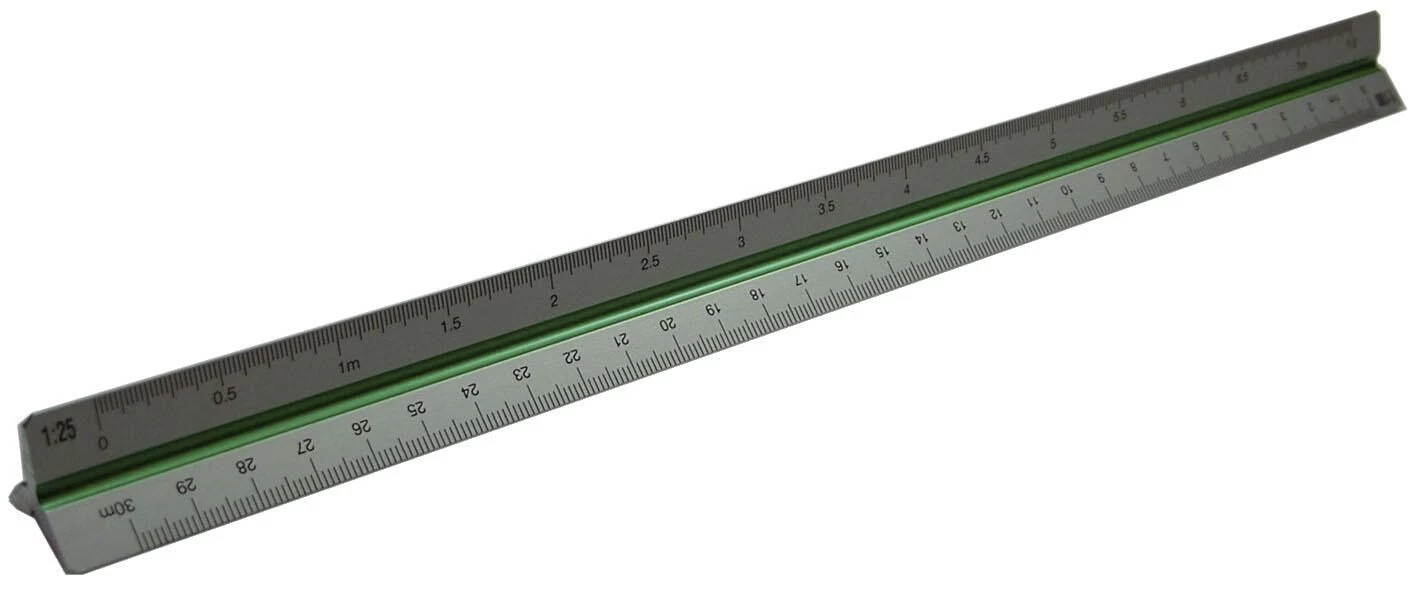 Rumold Triangular Scale Ruler 30 cm