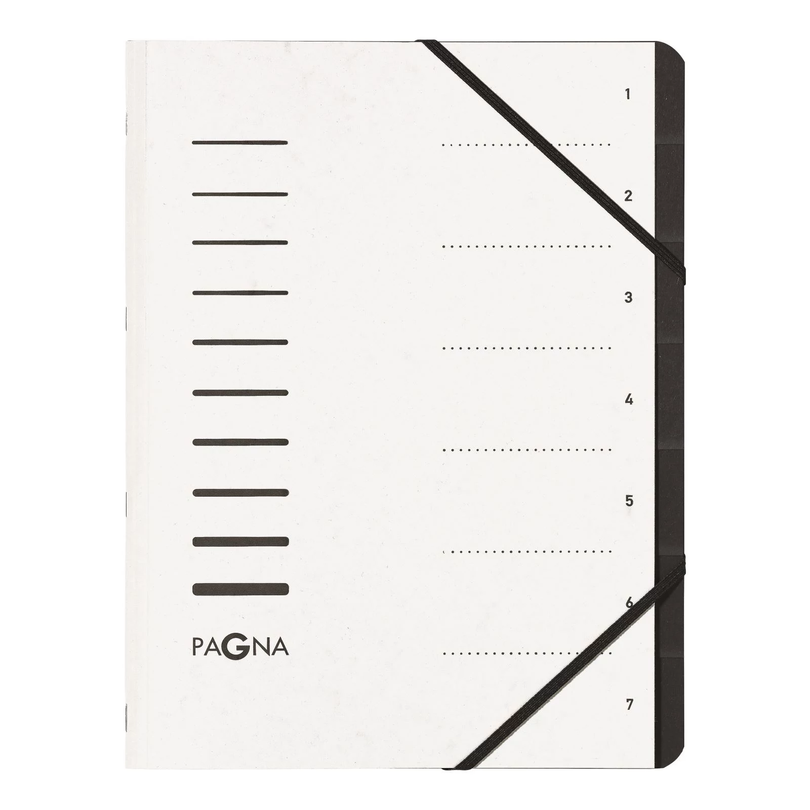 PAGNA Elastic Band Folder A4 White