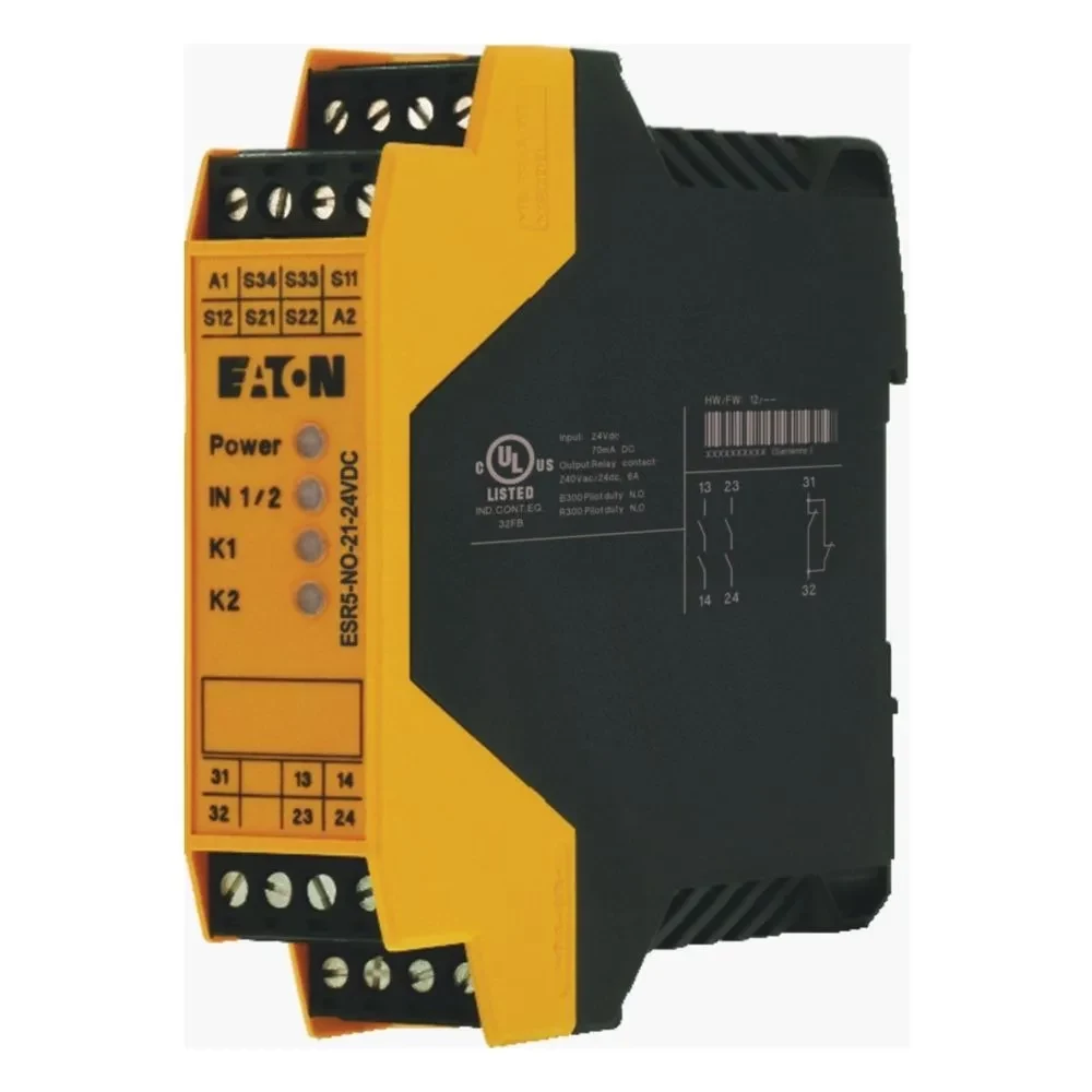 EATON ESR5-NO-21-24VDC Drošības relejs Avārijas apturēšana