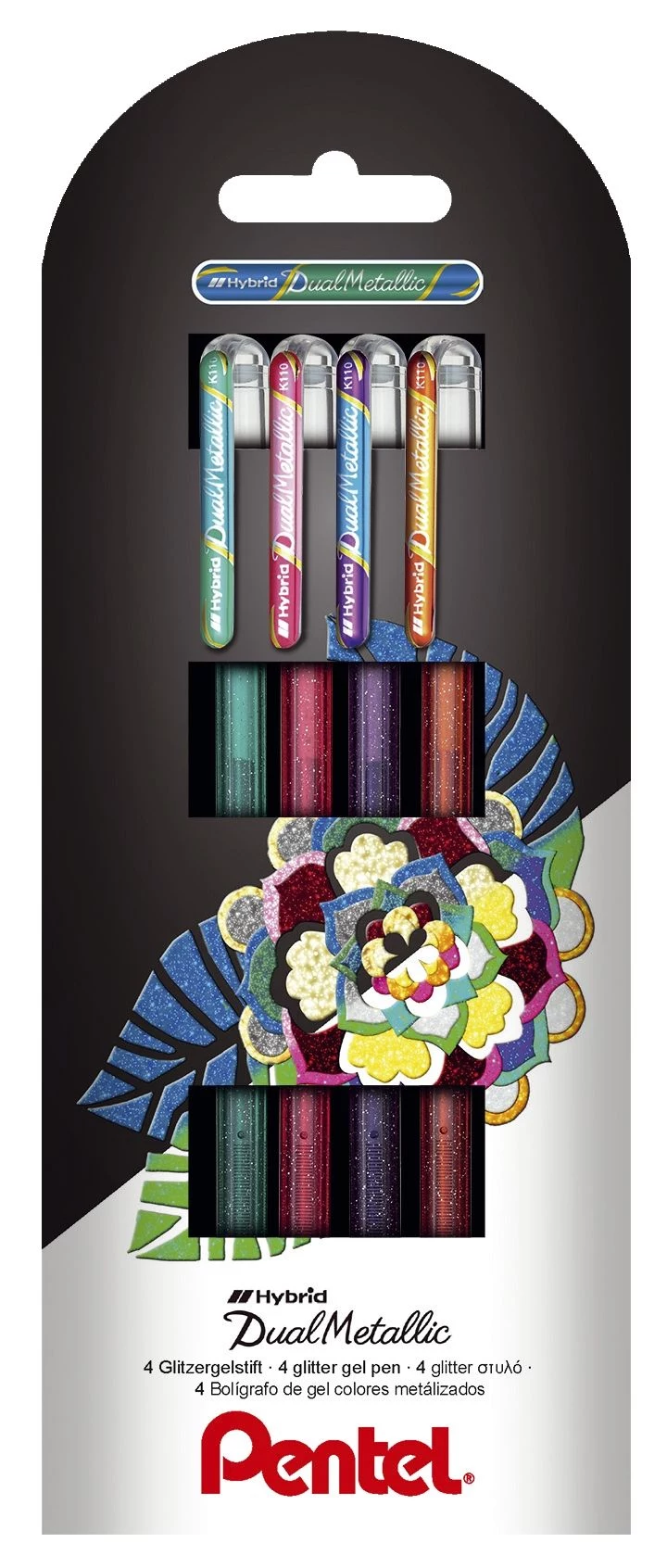 Pentel Dual Metallic Gel Pen Set