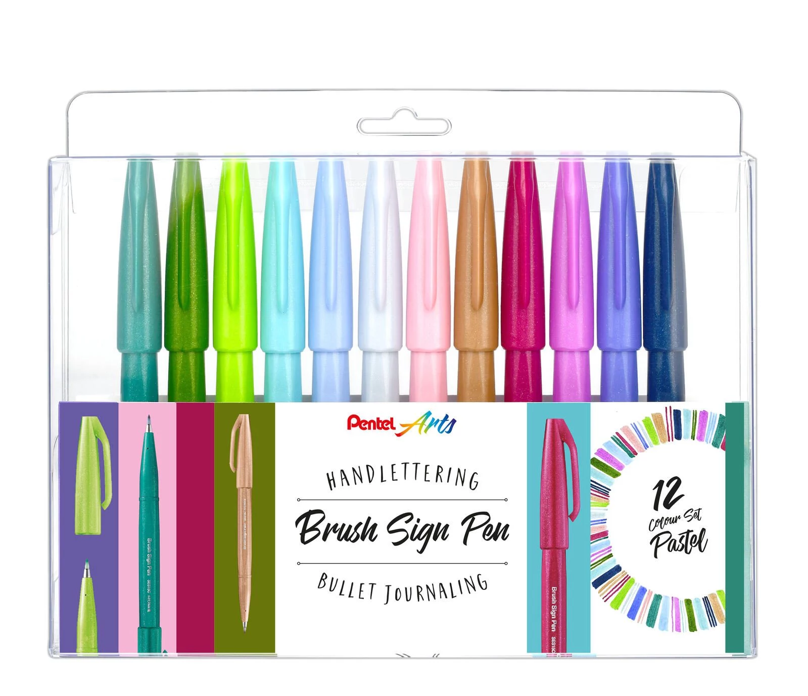 Pentel Brush Sign Pen Artist 12