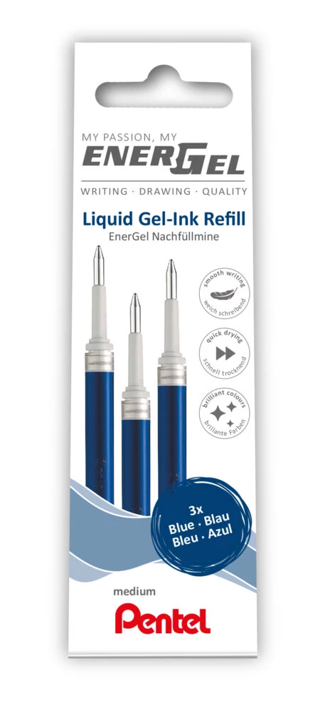 Pentel 3 EnerGel Gel Pen Refills