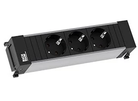Bachmann Power Frame 3x SCHUKO Socket