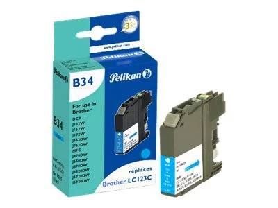 Pelikan saderīga tintes kasetne Brother LC123C