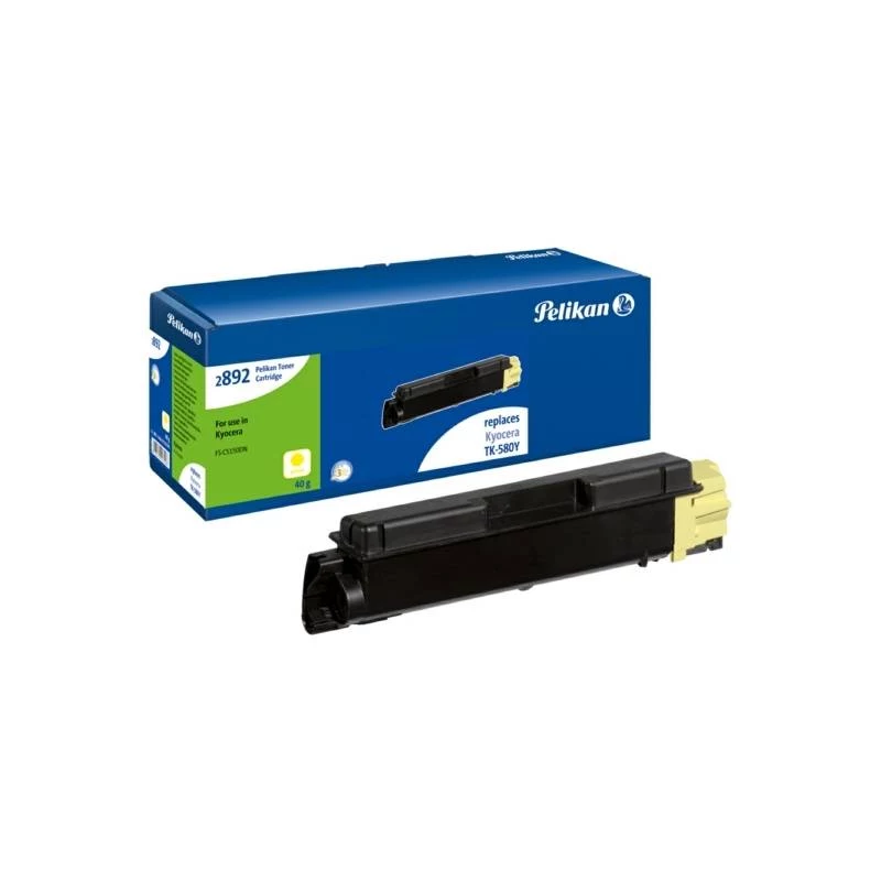 Pelikan saderīgs tonera kasetne Kyocera TK-580Y