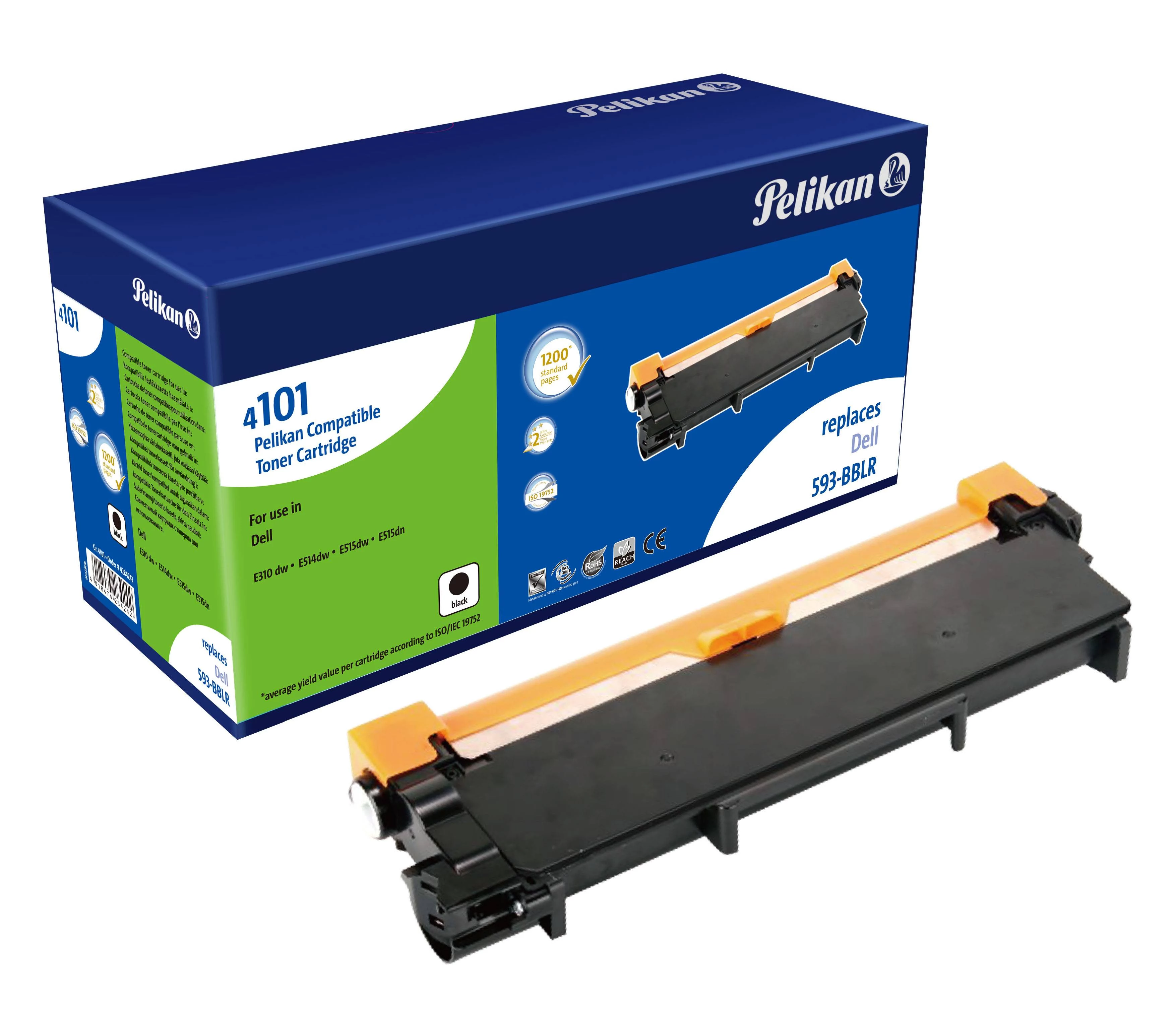 Pelikan Toner Dell 593BBLR Melns