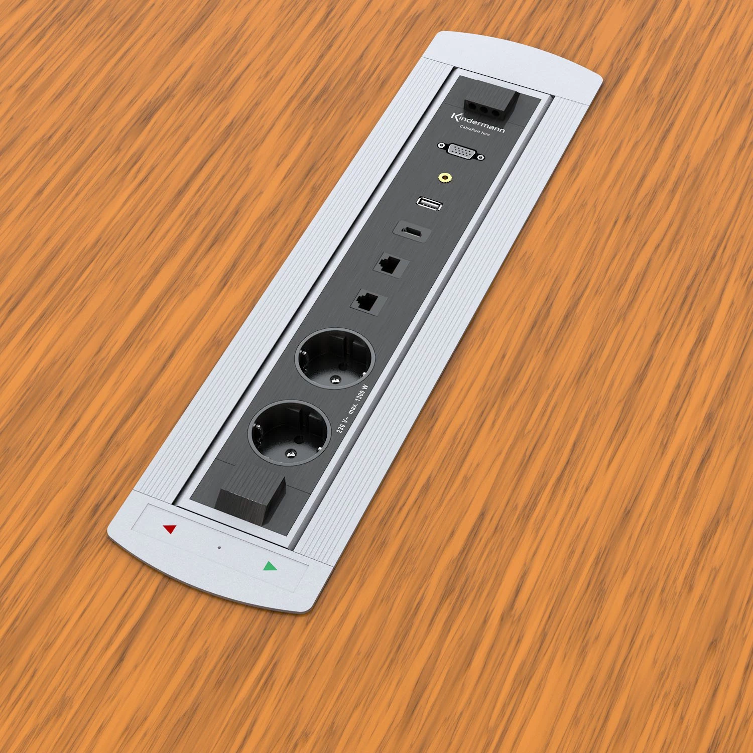 Kindermann CablePort Turn Tabletop Flush Mount