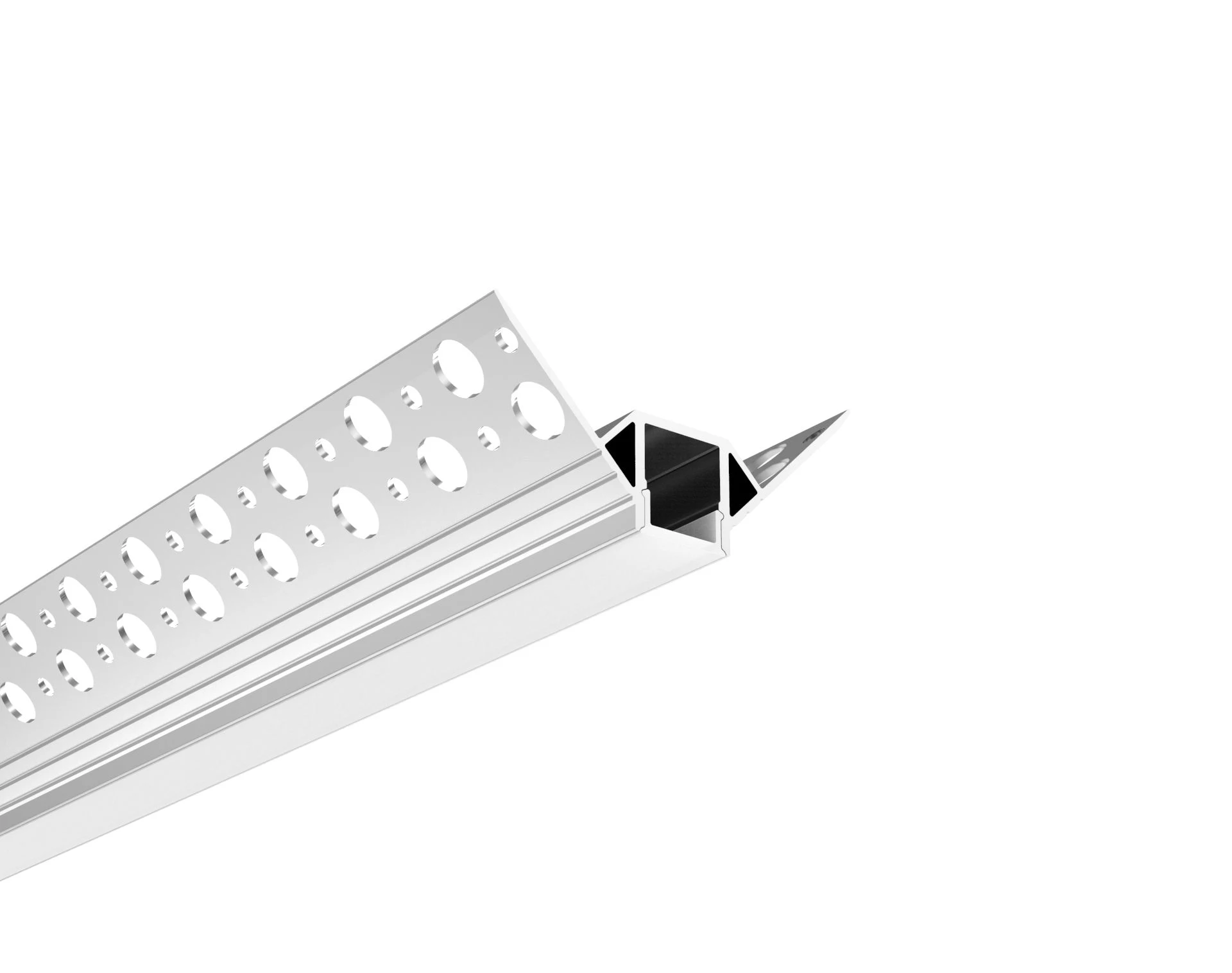 SYNERGY21 LED U-Profile 200cm ALU070-R Plasterboard