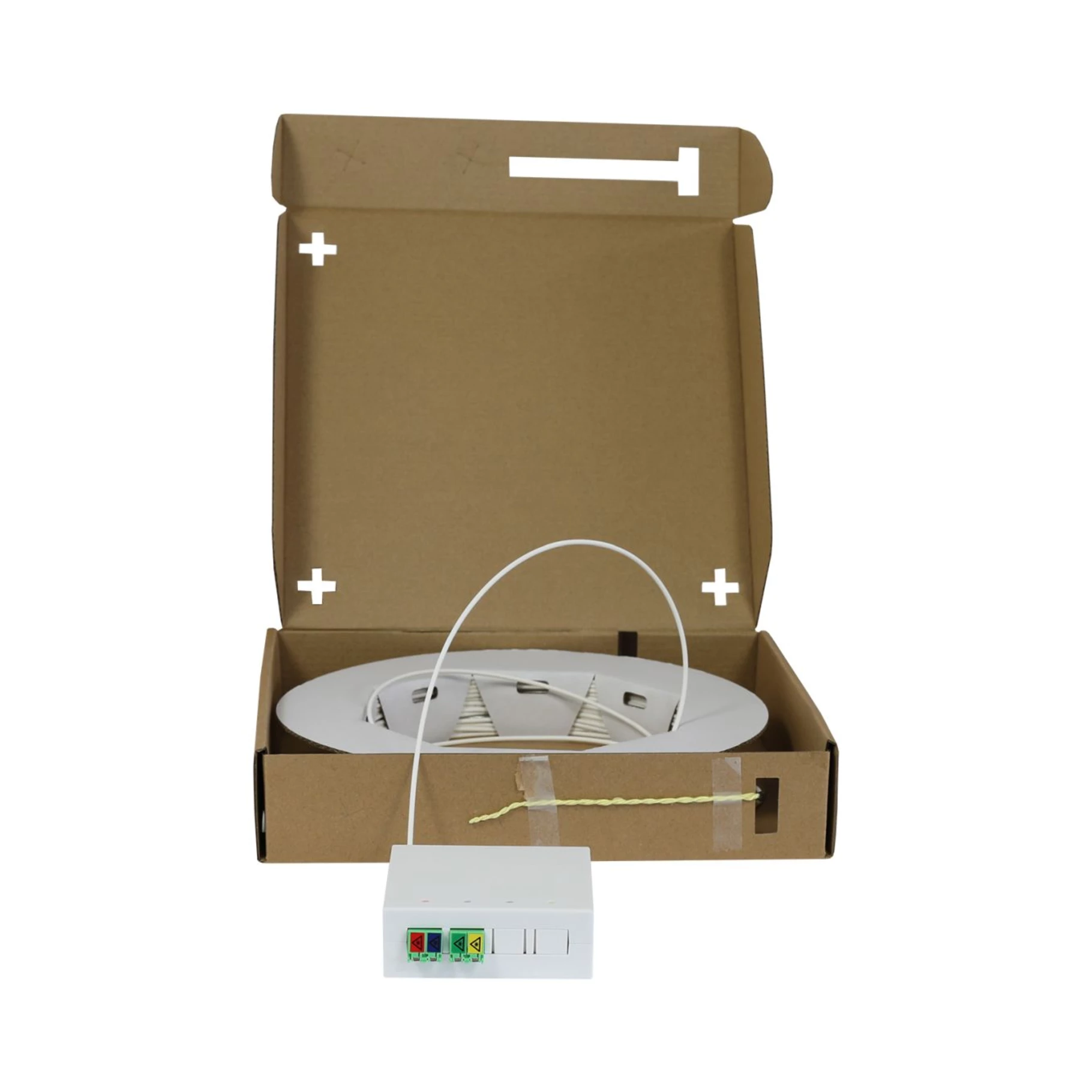 SYNERGY21 FTTH Compact Box Pre-Assembled, 4xLC/APC