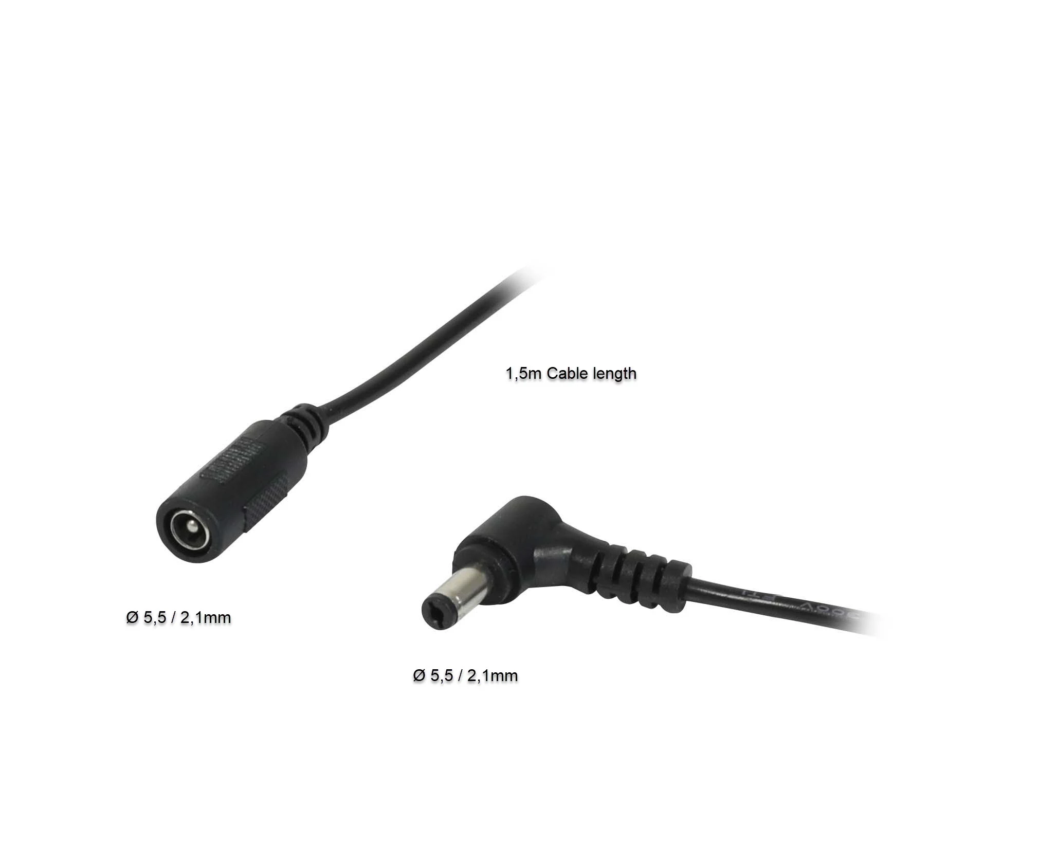 ALLNET DC pagarinājuma kabelis 5,1mm