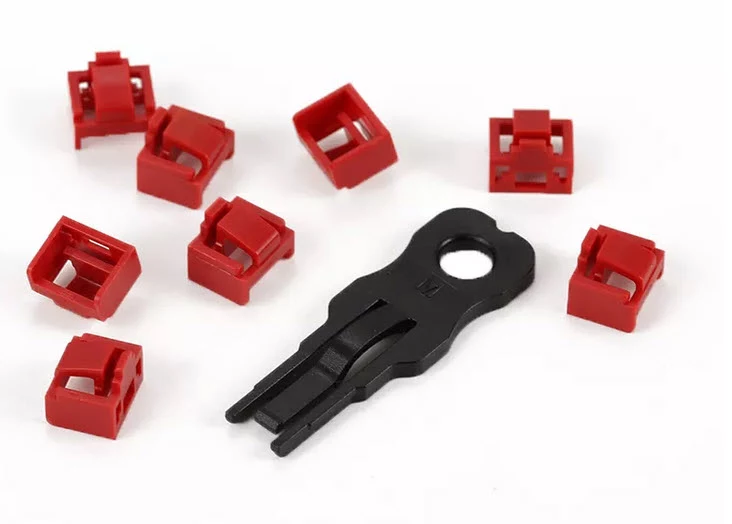 ALLNET TP/RJ45 Blocker Red 10-Pack with