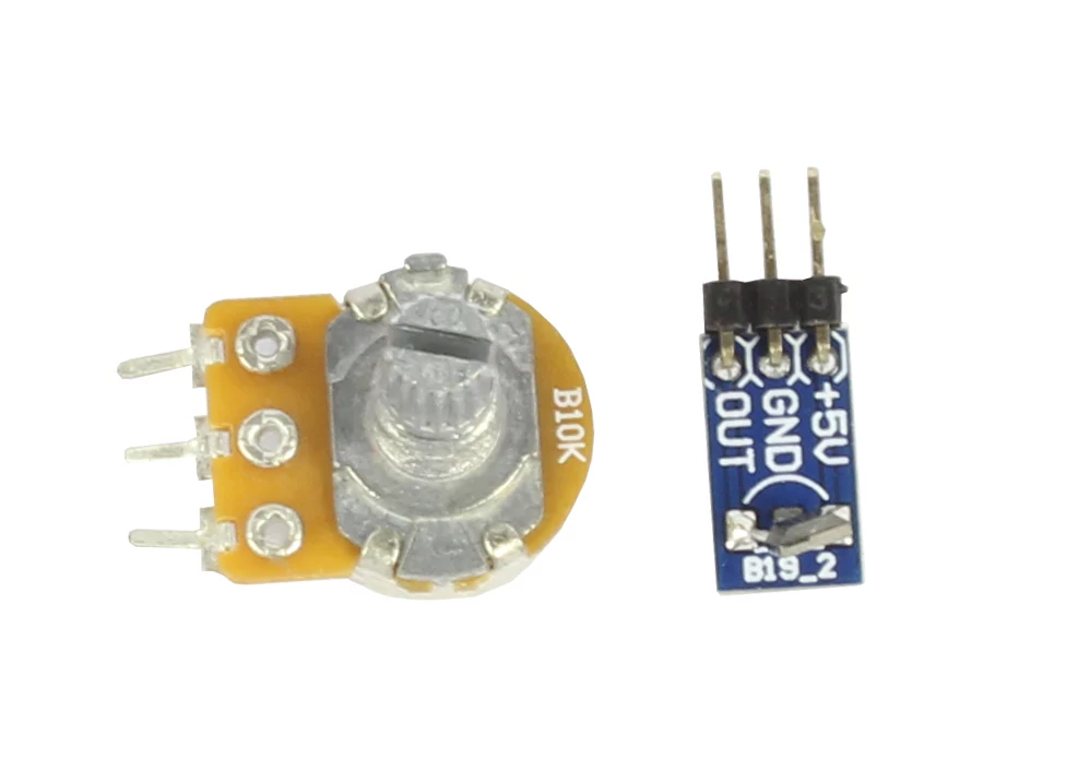ALLNET 4duino Potenciometra un analogā Hola