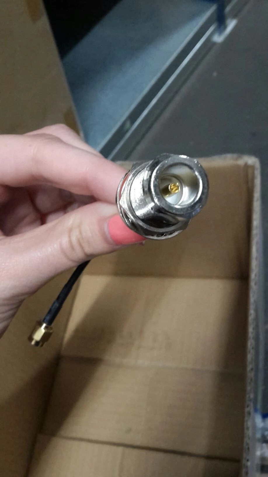 ALLNET Antenna Pigtail R-SMA (M) to