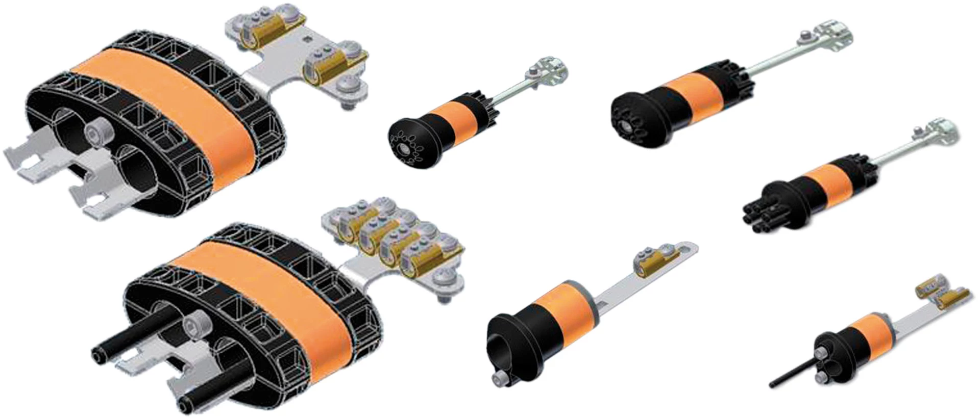 EFB Cable Entry System Round 2x12mm