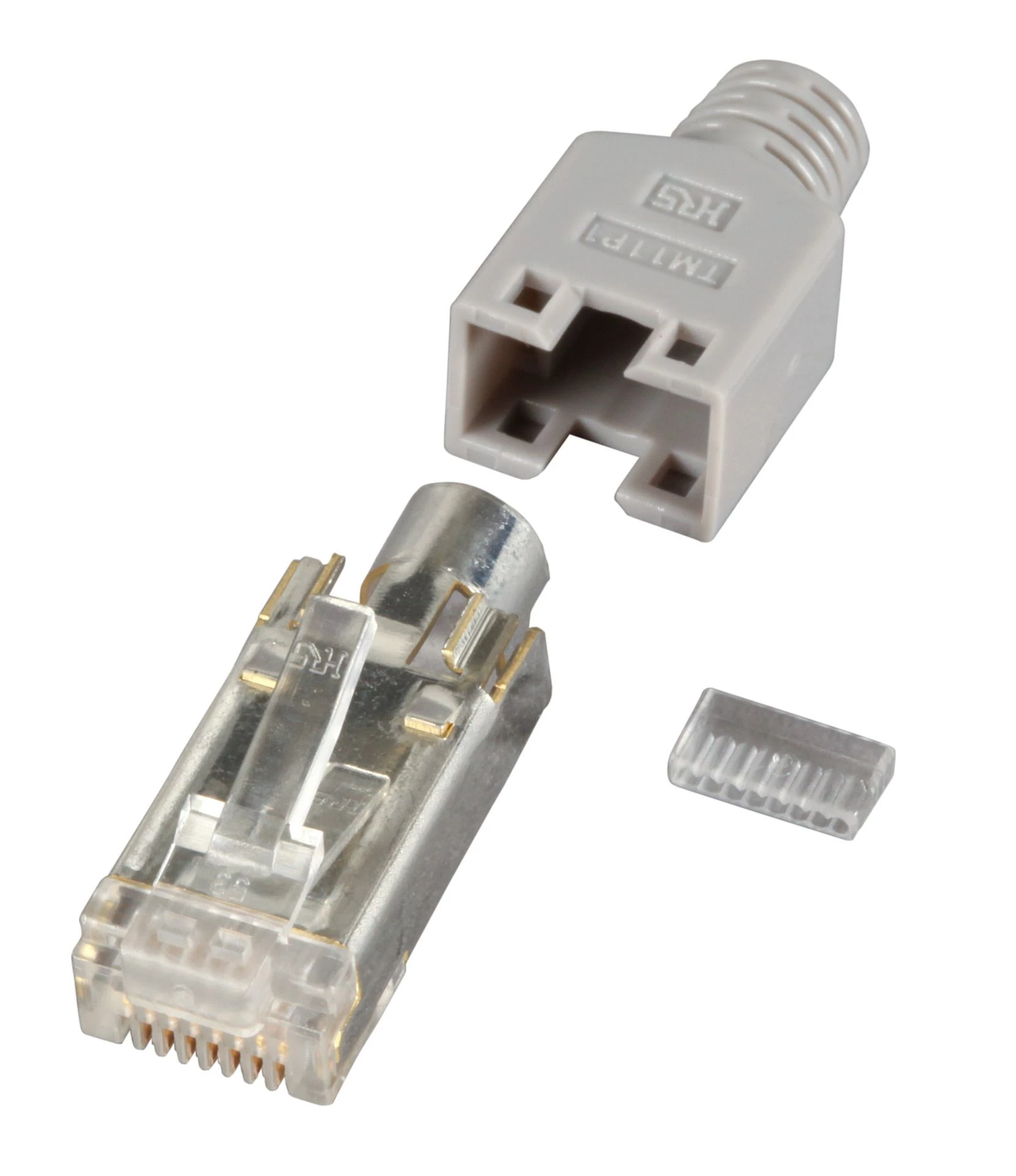 HIROSE RJ45 Stecker STP TM11 Grey