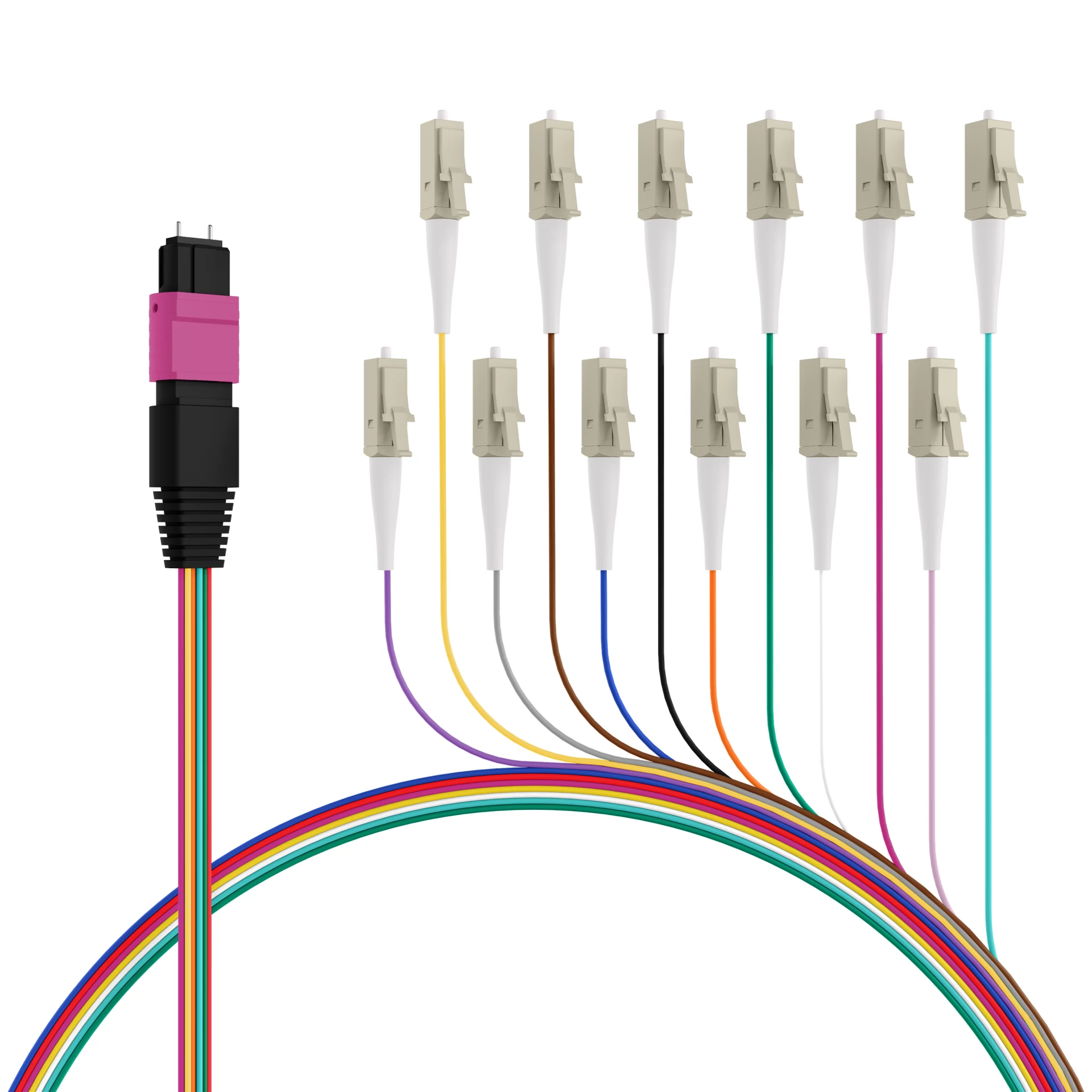 EFB ELEKTRONIK MPO-PLUS(M)-LC Fanout Cable OM4
