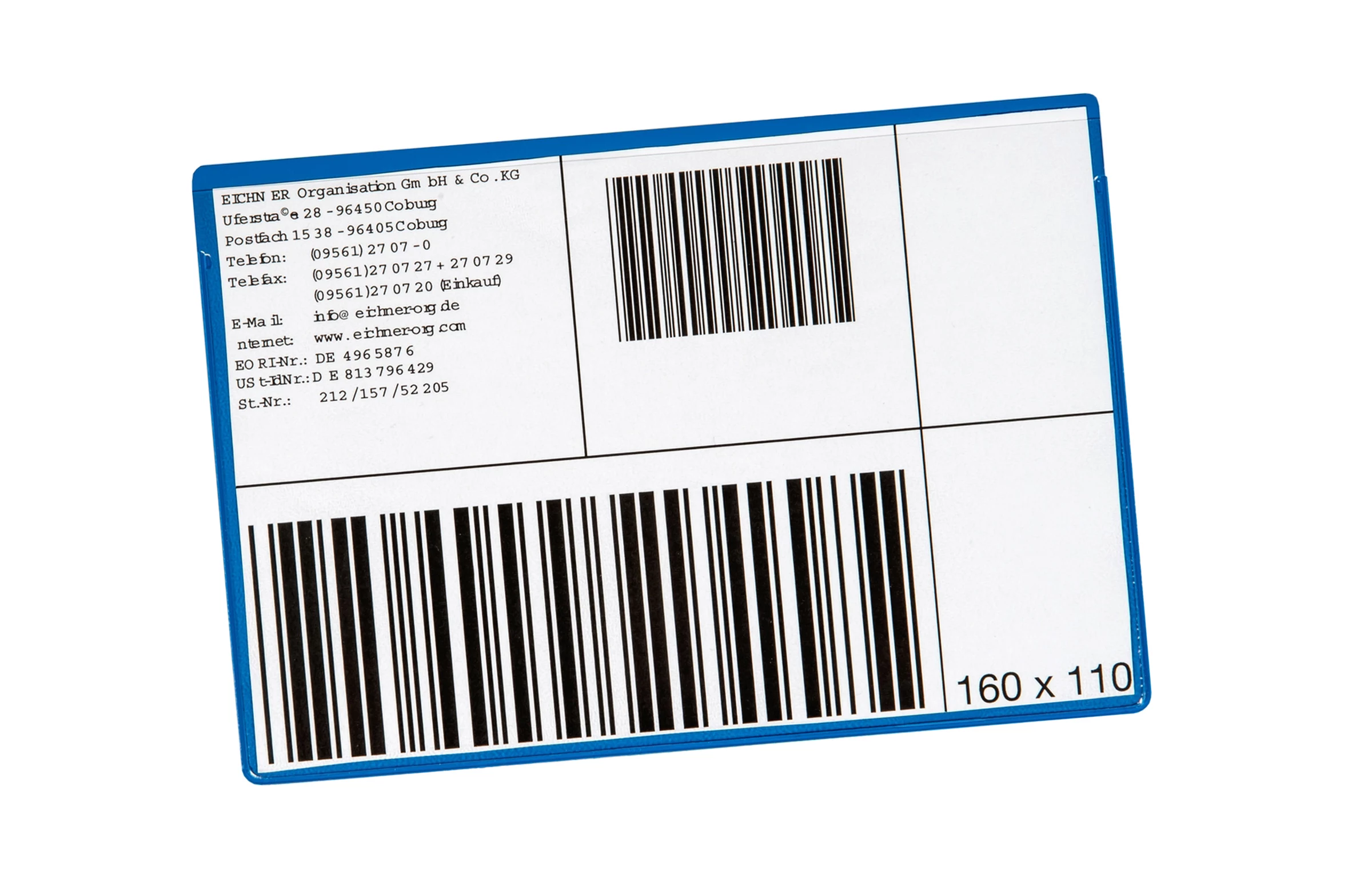 Eichner Label Pockets Blue 10 gab