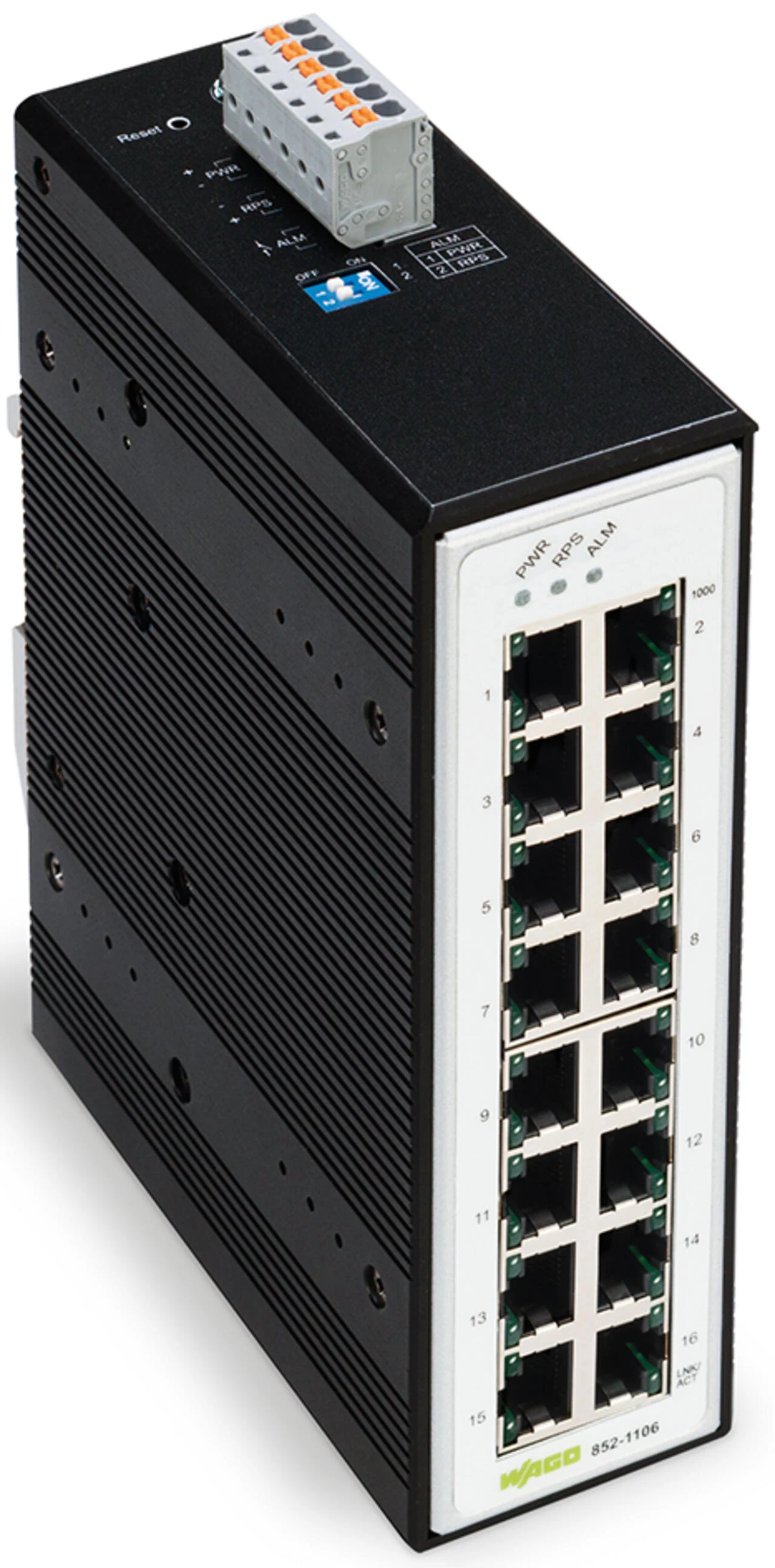 WAGO 852-1106 Industrial Unmanaged Gigabit Ethernet