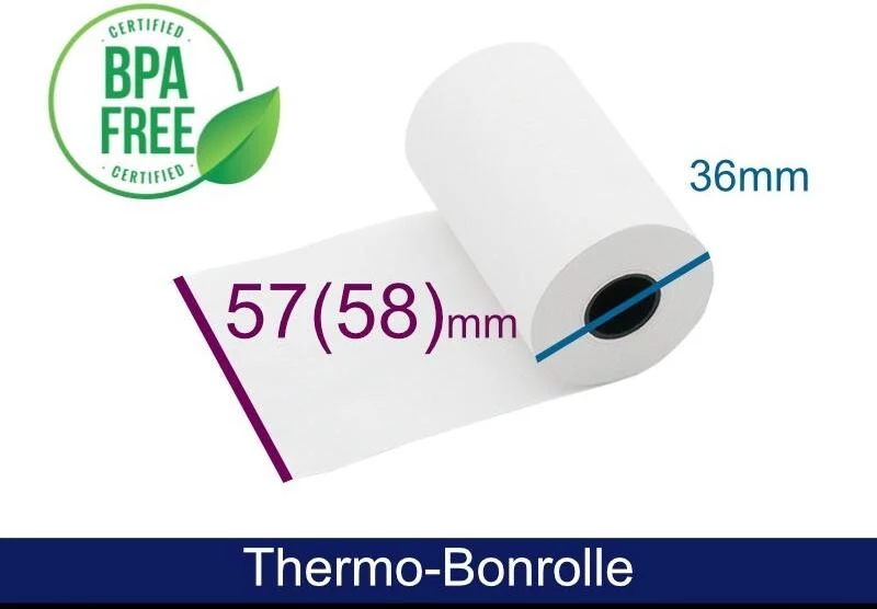 ARTDEV Thermopapīra rullis 57x36x12mm Balts 15m