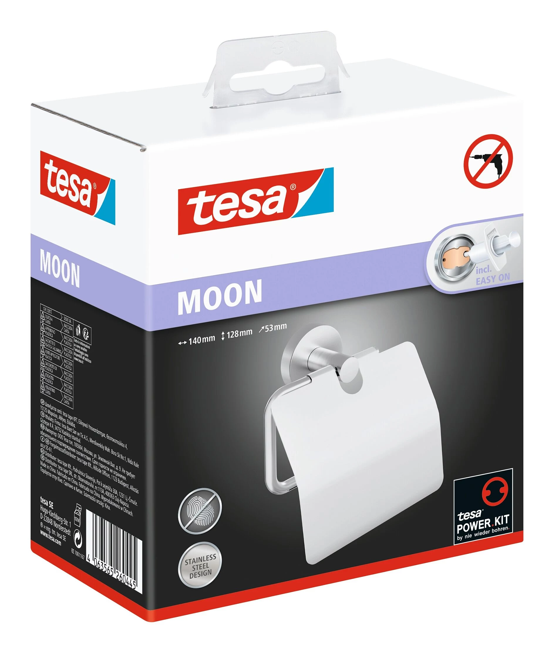 Tesa MOON Tualetes papīra turētājs ar