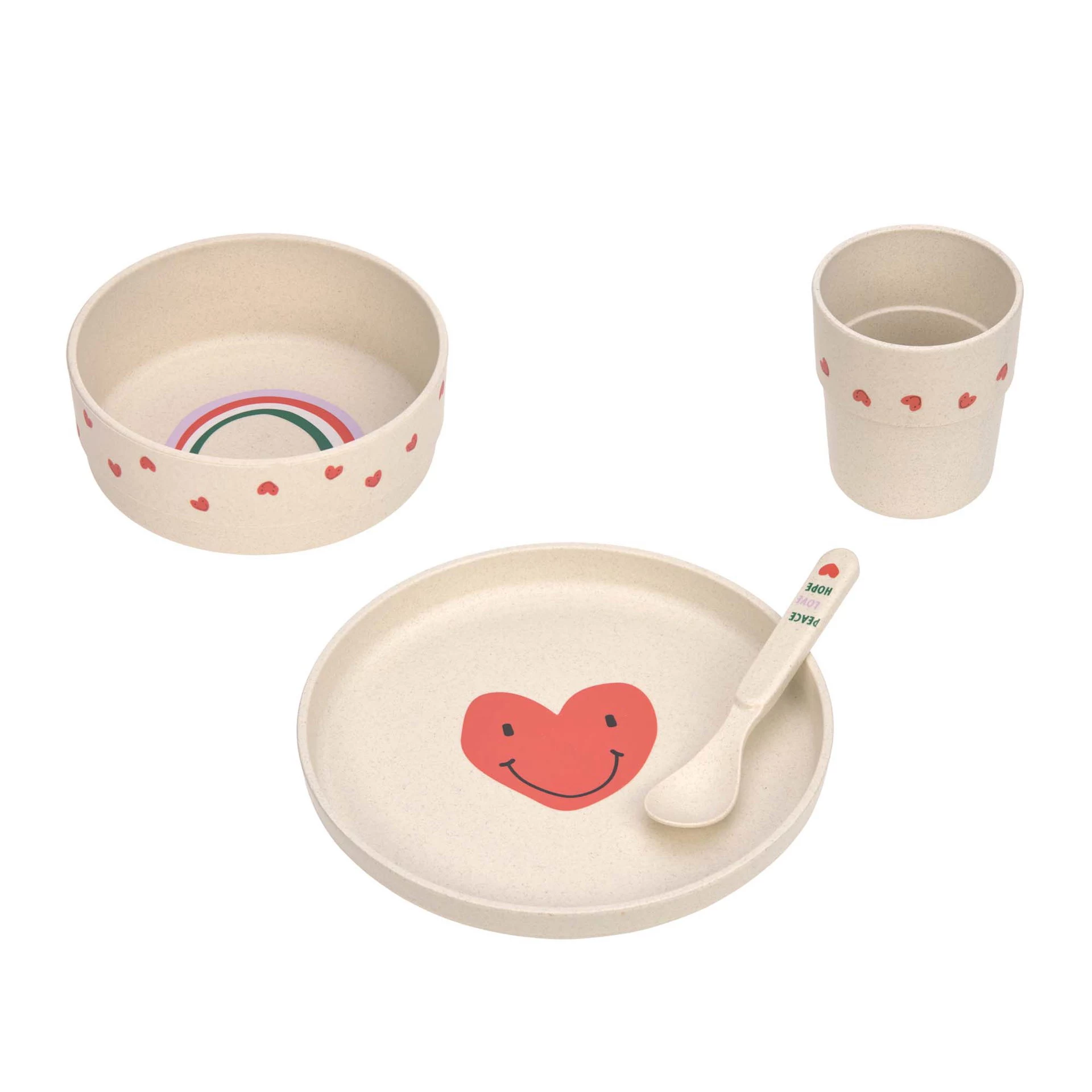 Lassig Happy Rascals Heart Lavender 5-Piece