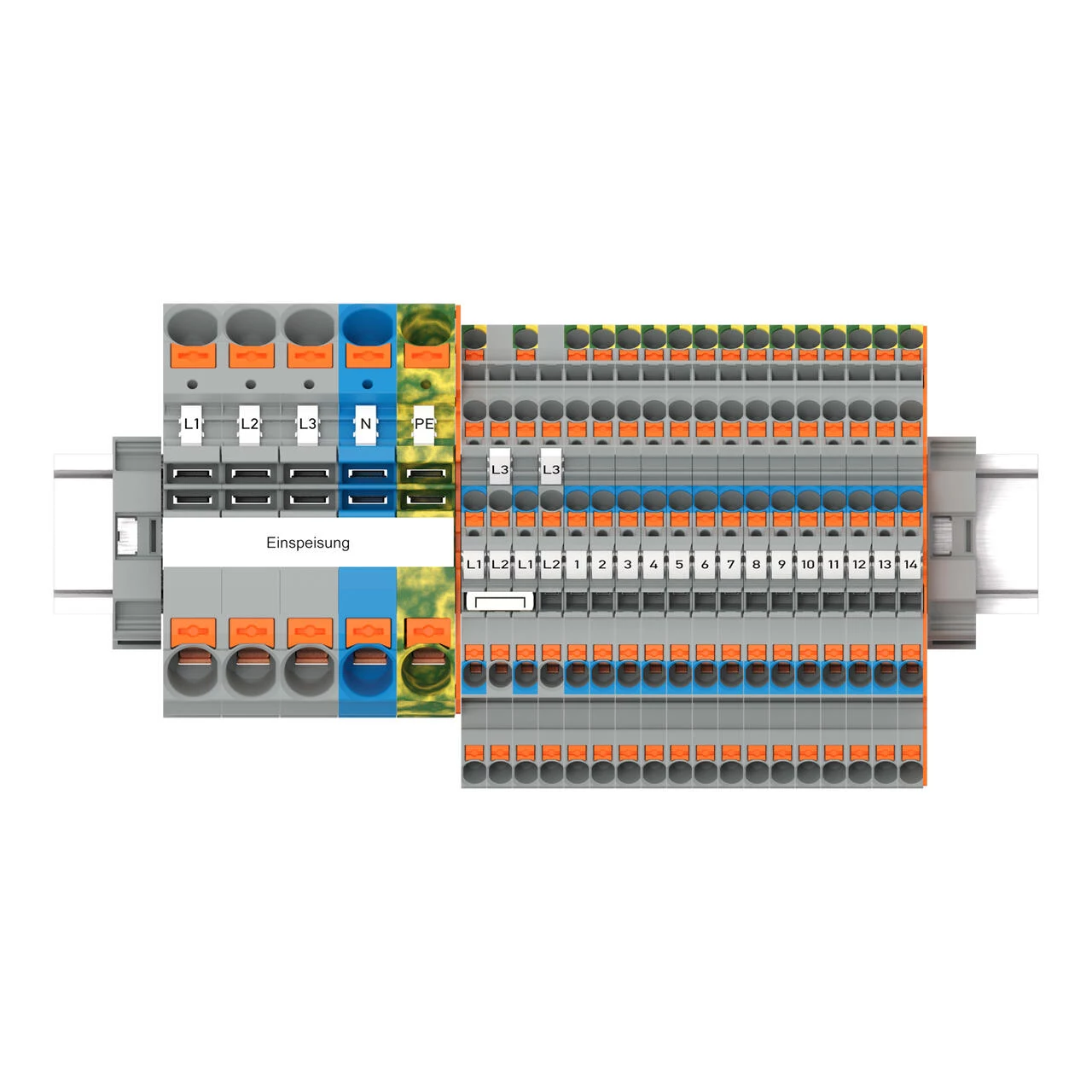 WAGO 821-111 TOPJOB S Sadales komplekts