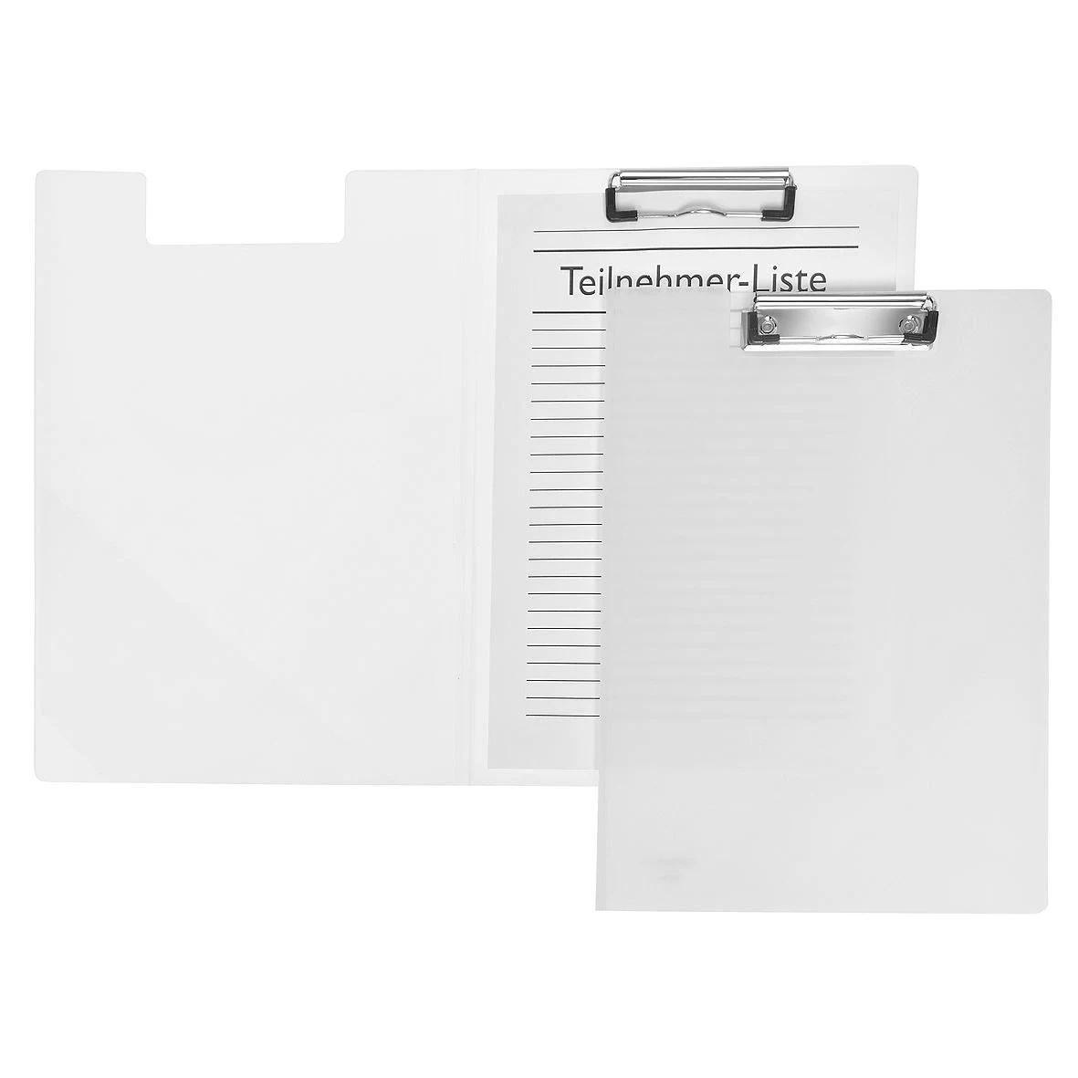 Foldersys Caurspīdīgā Klipšu Mape A4 PVC