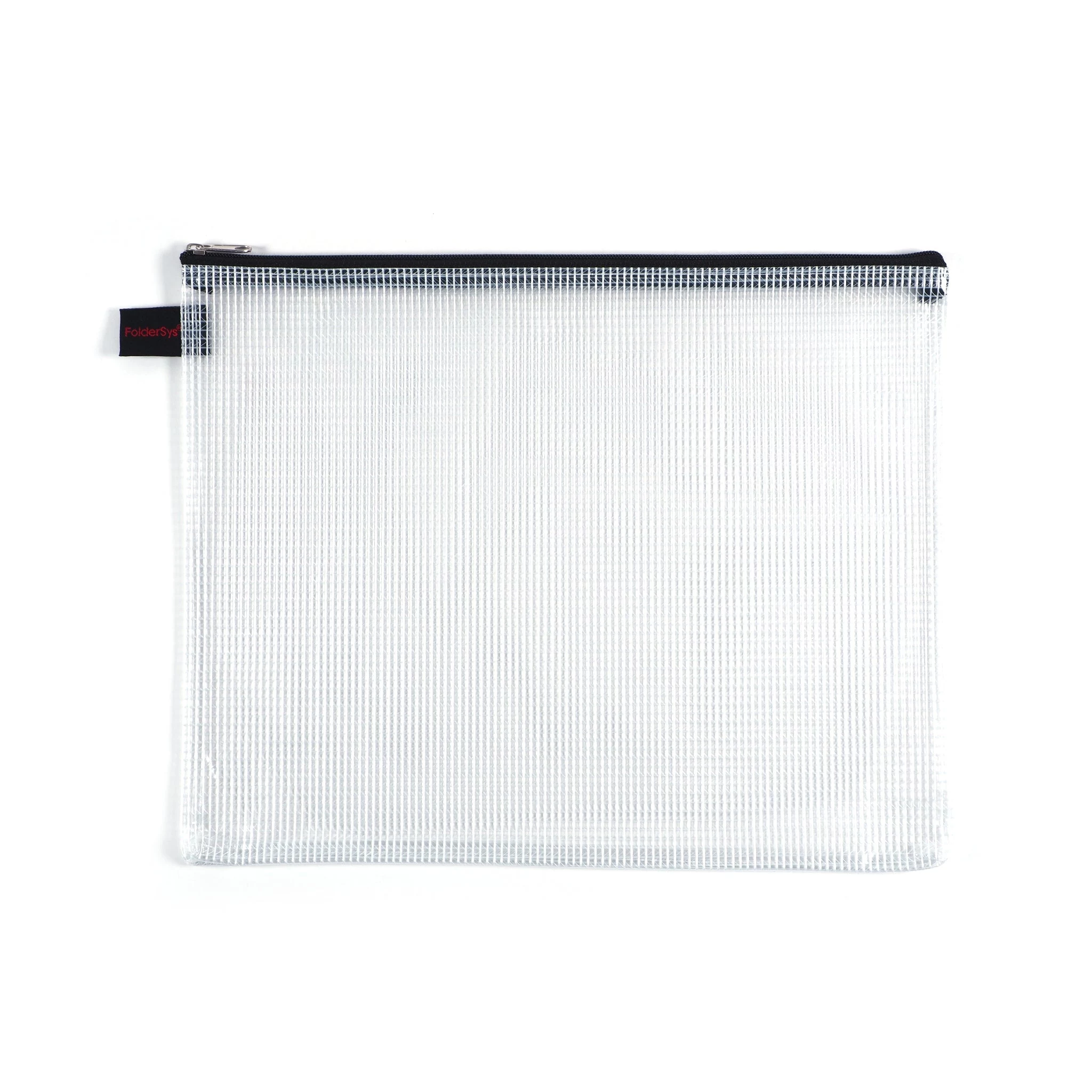 Foldersys B5 Zipper Pouch Transparent