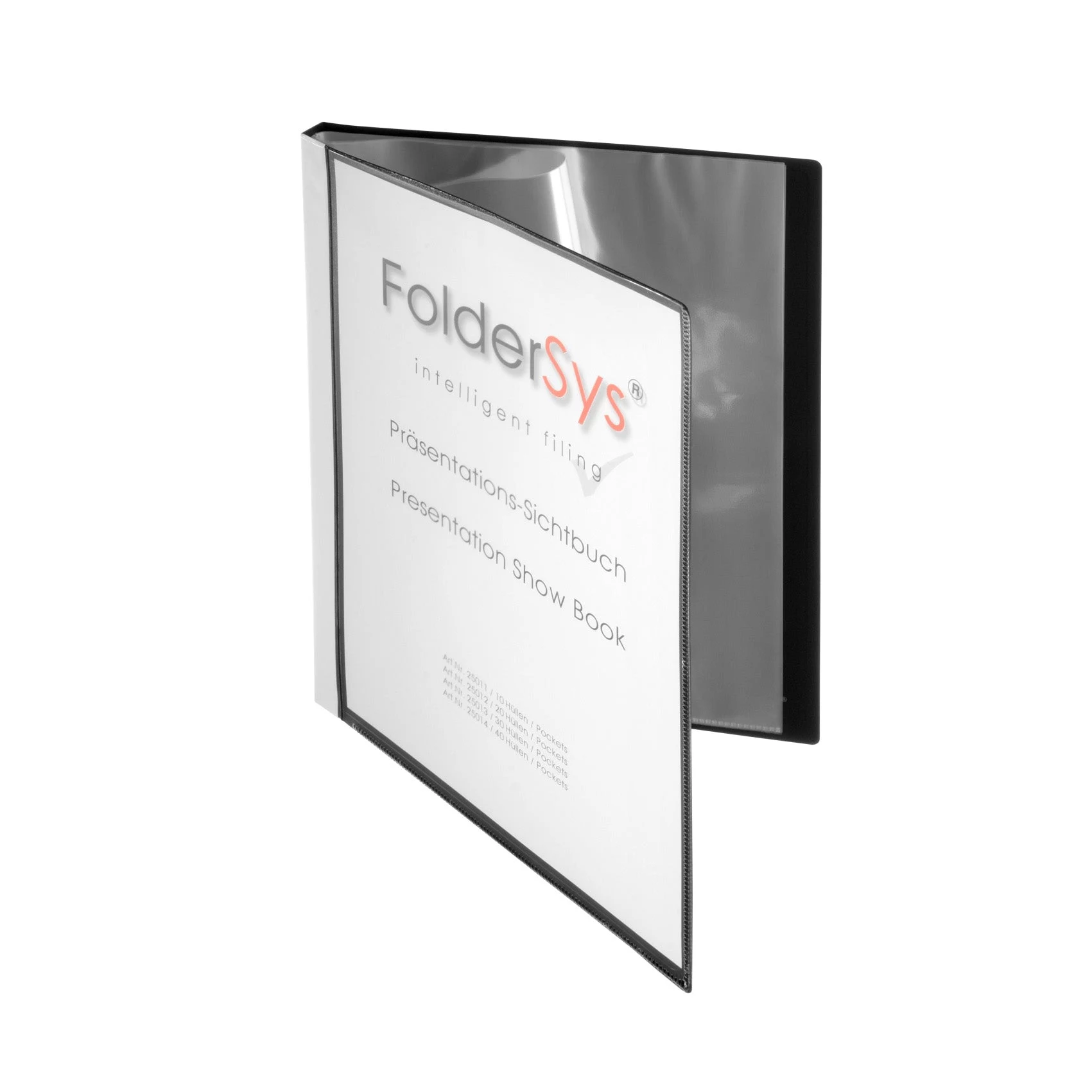 FolderSys Display Book A4 Black ar