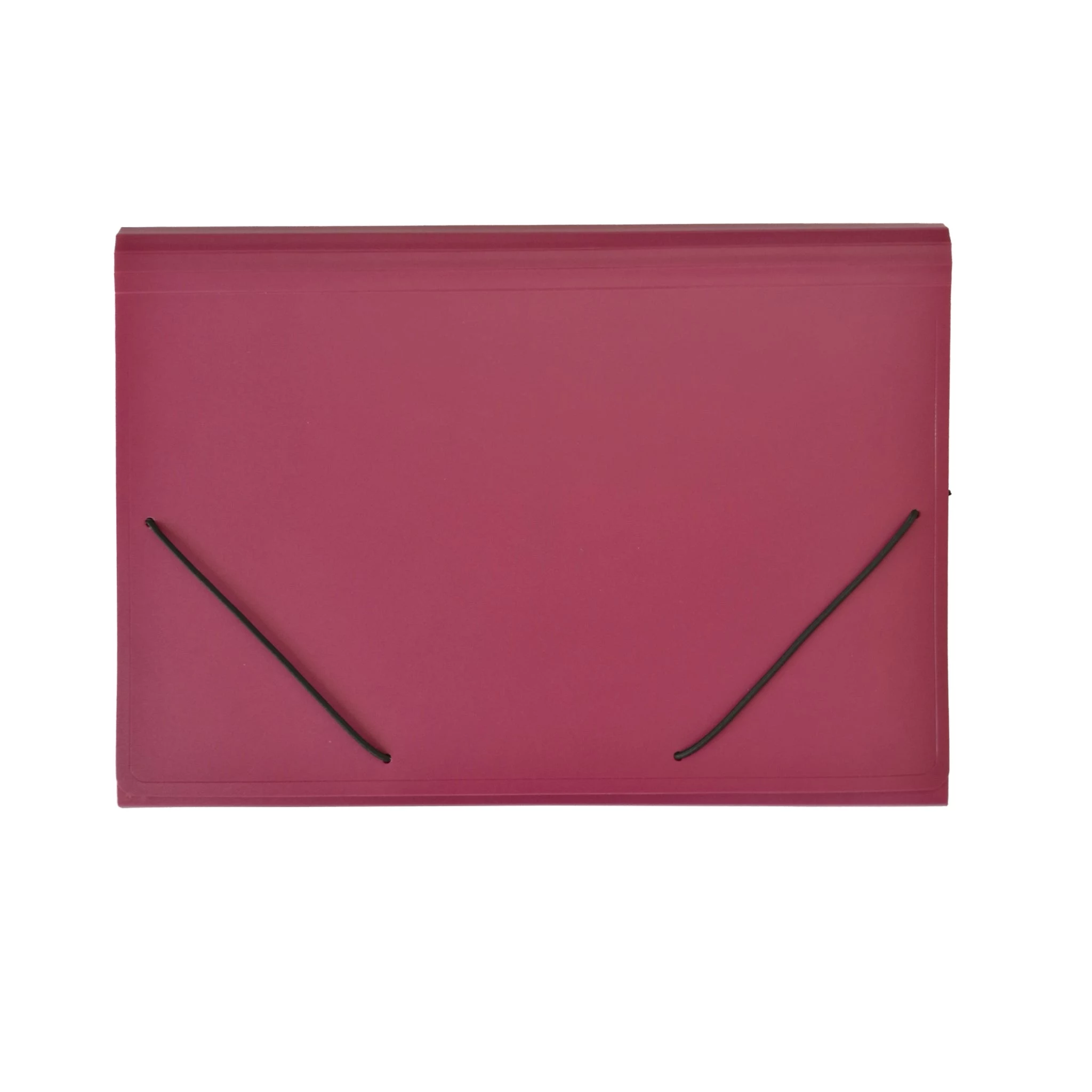 FolderSys Expanding File 5 Compartments Red